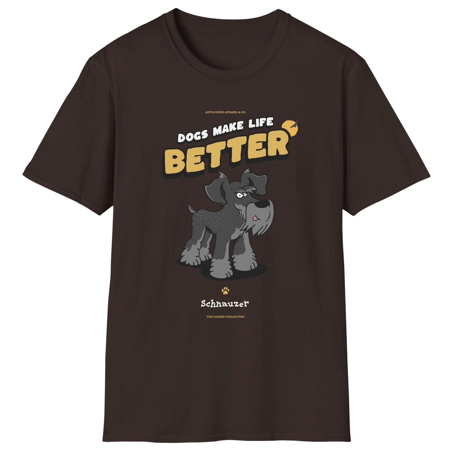flatlay-doggie-schnauzer+standard-t_shirt-dark_chocolate