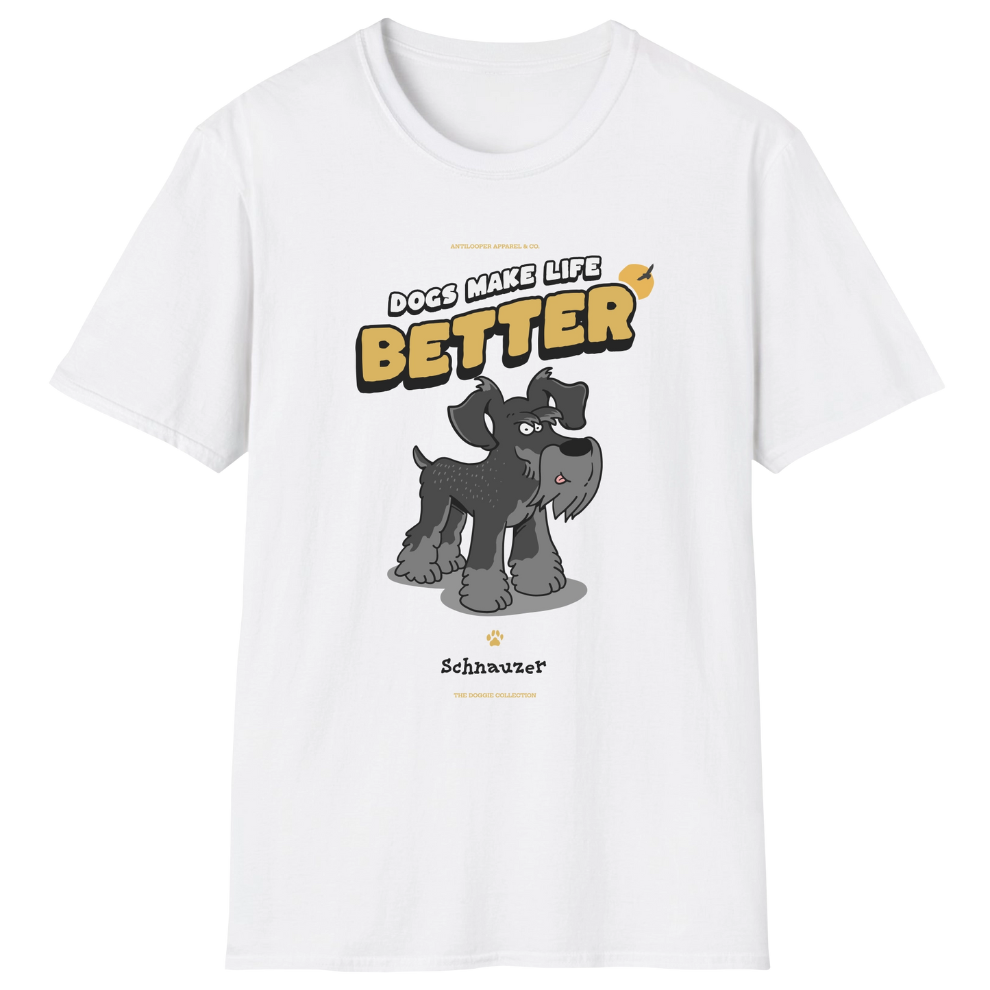 flatlay-doggie-schnauzer+standard-t_shirt-white