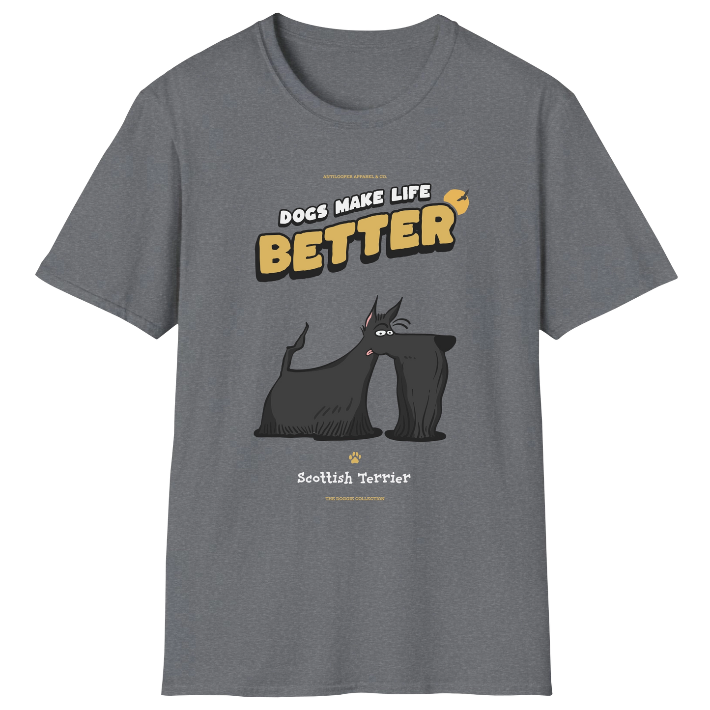 flatlay-doggie-scottish_terrier-t_shirt-graphite_heather