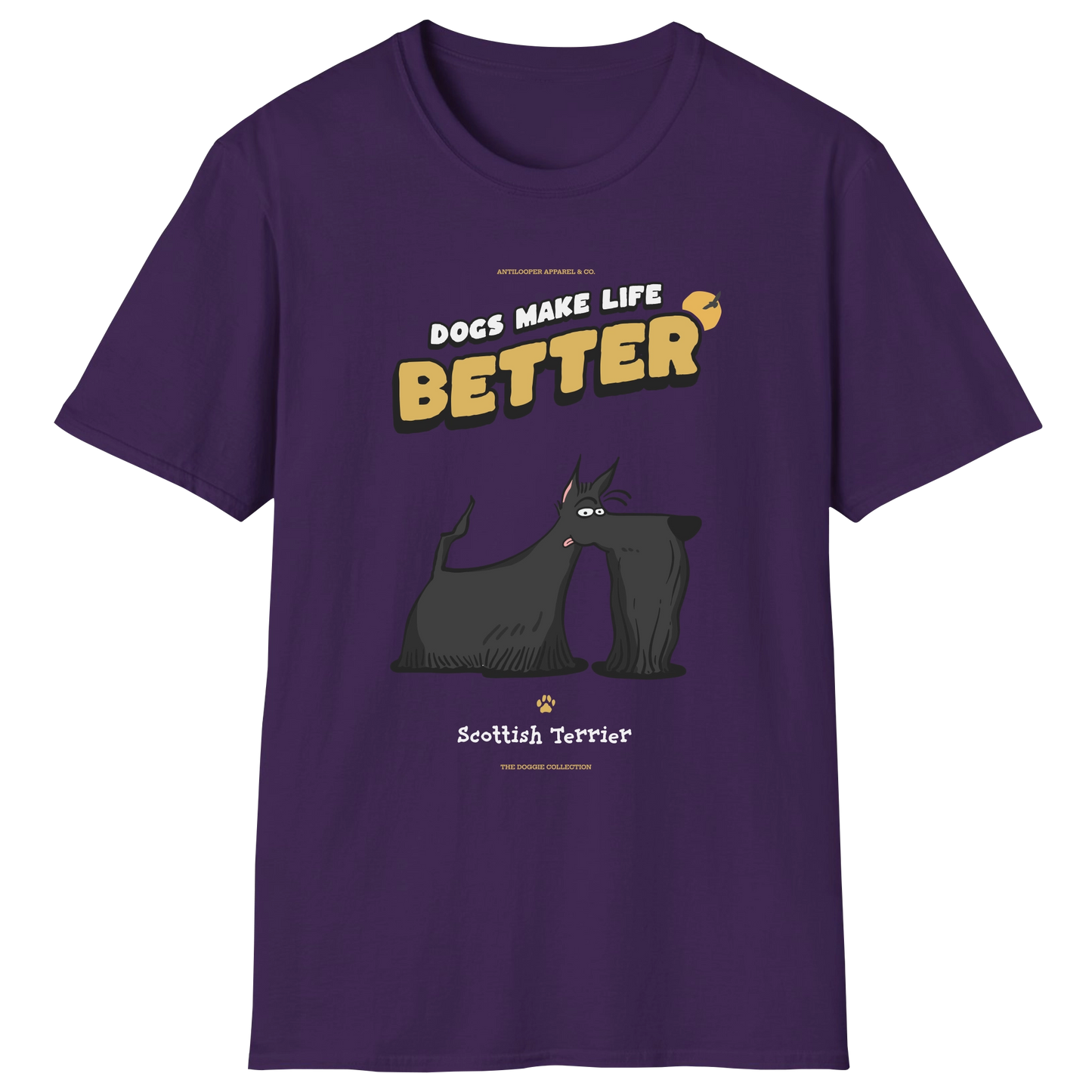 flatlay-doggie-scottish_terrier-t_shirt-purple