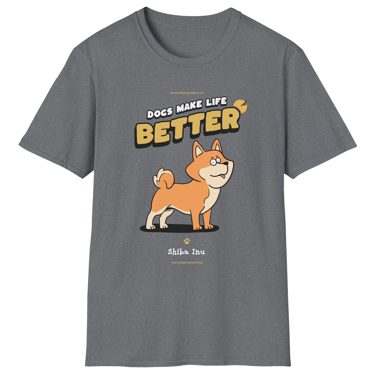 flatlay-doggie-shiba_inu-t_shirt-graphite_heather