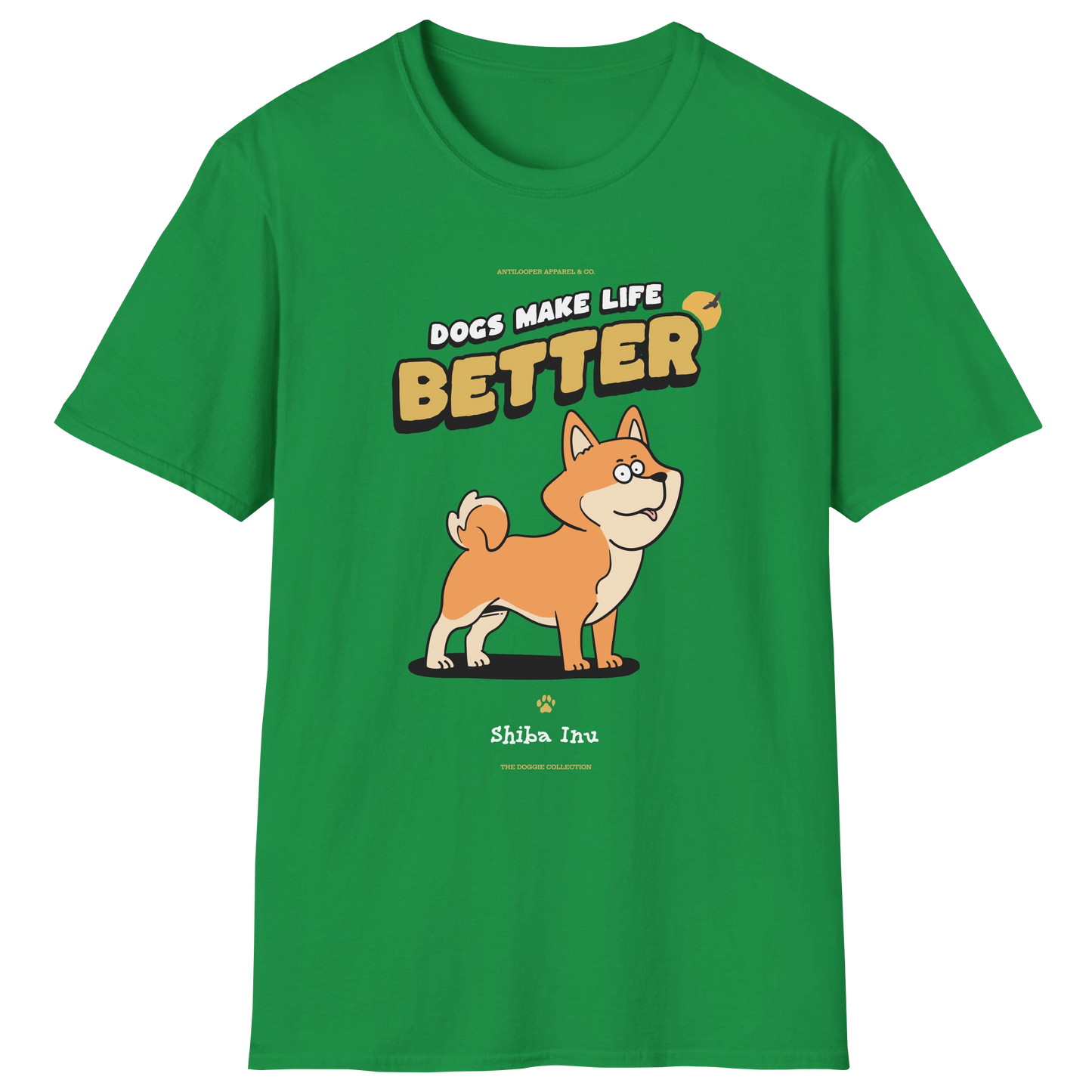 flatlay-doggie-shiba_inu-t_shirt-irish_green