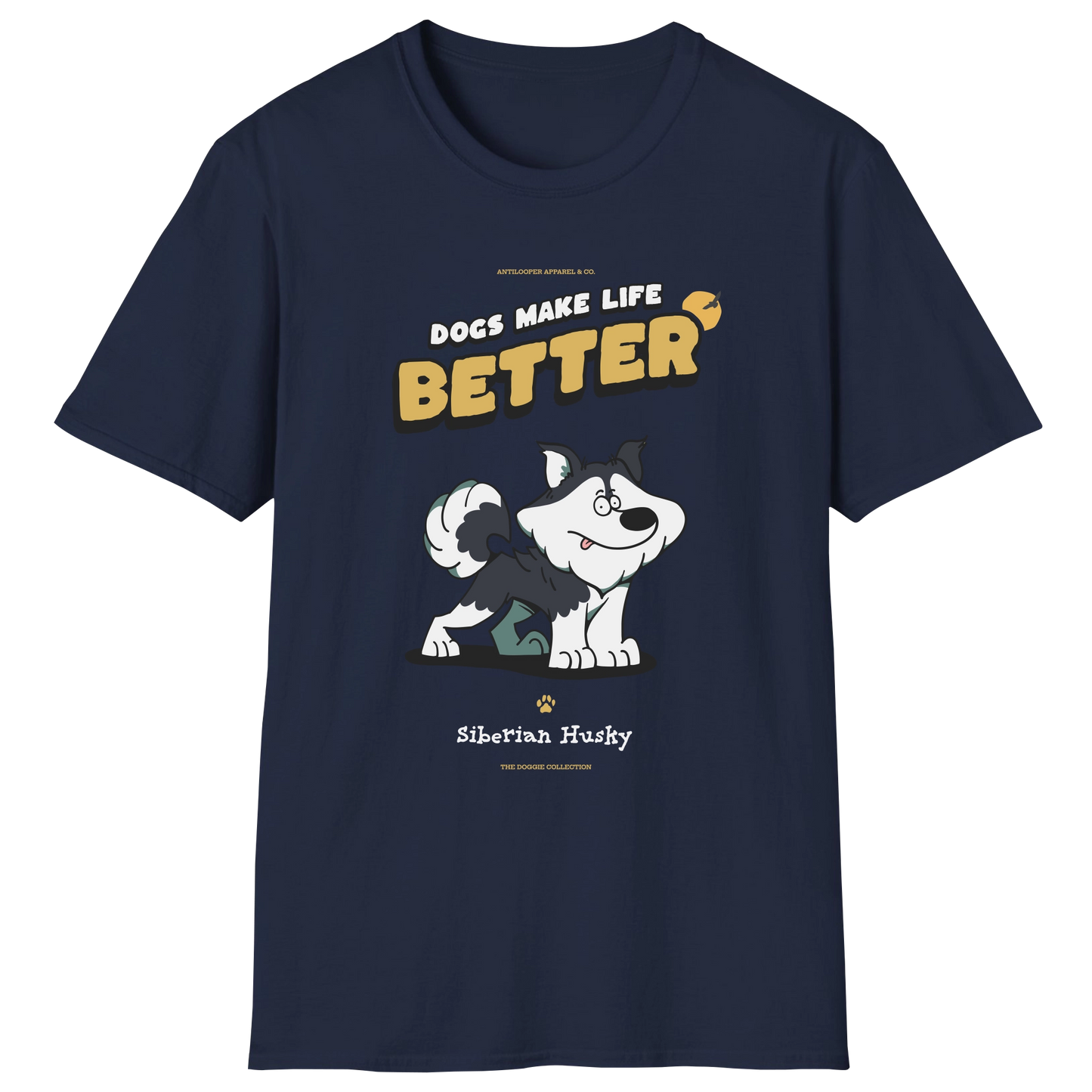 flatlay-doggie-siberian_husky-t_shirt-navy