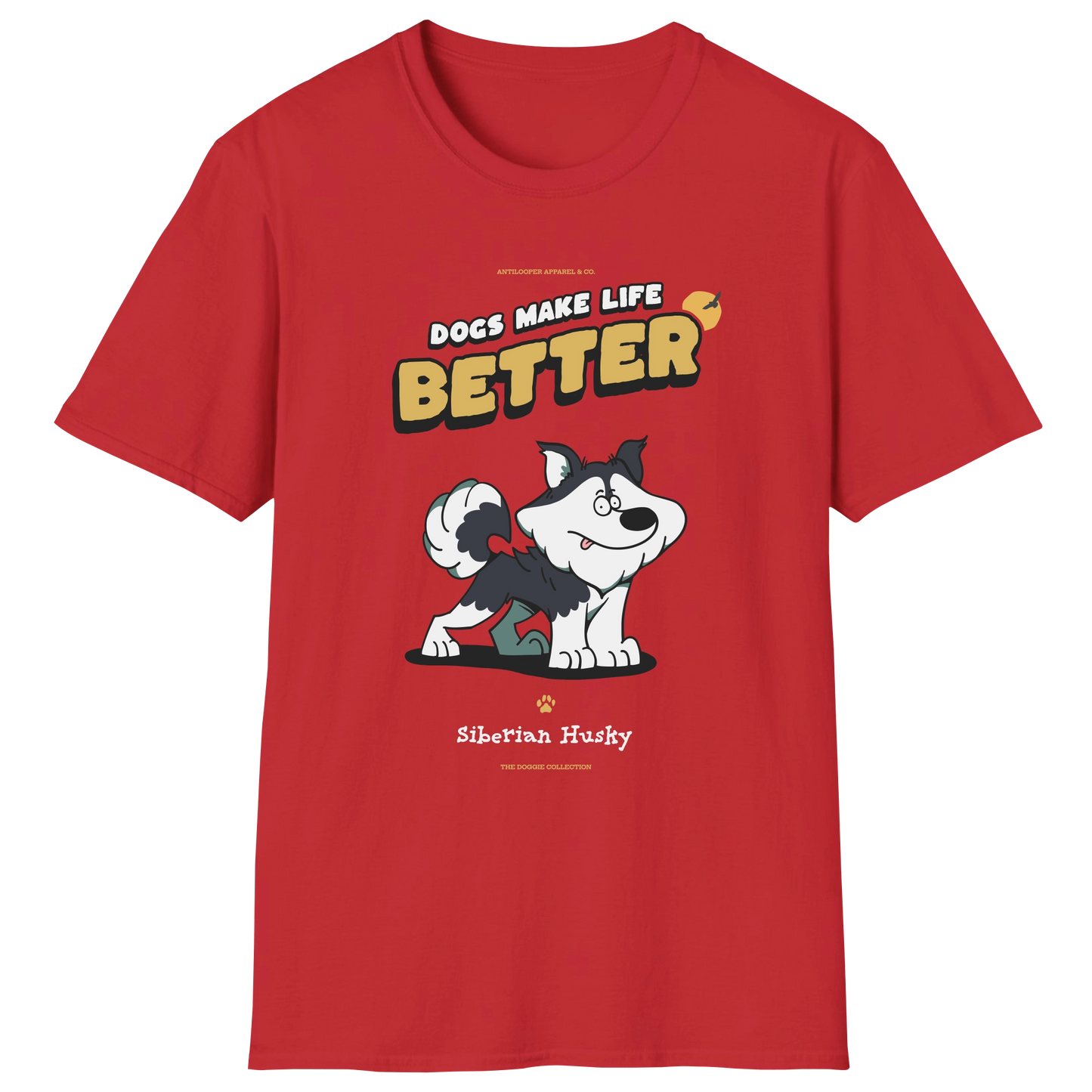 flatlay-doggie-siberian_husky-t_shirt-red