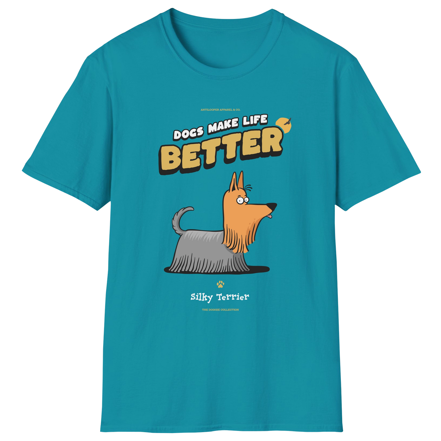 flatlay-doggie-silky_terrier-t_shirt-tropical_blue