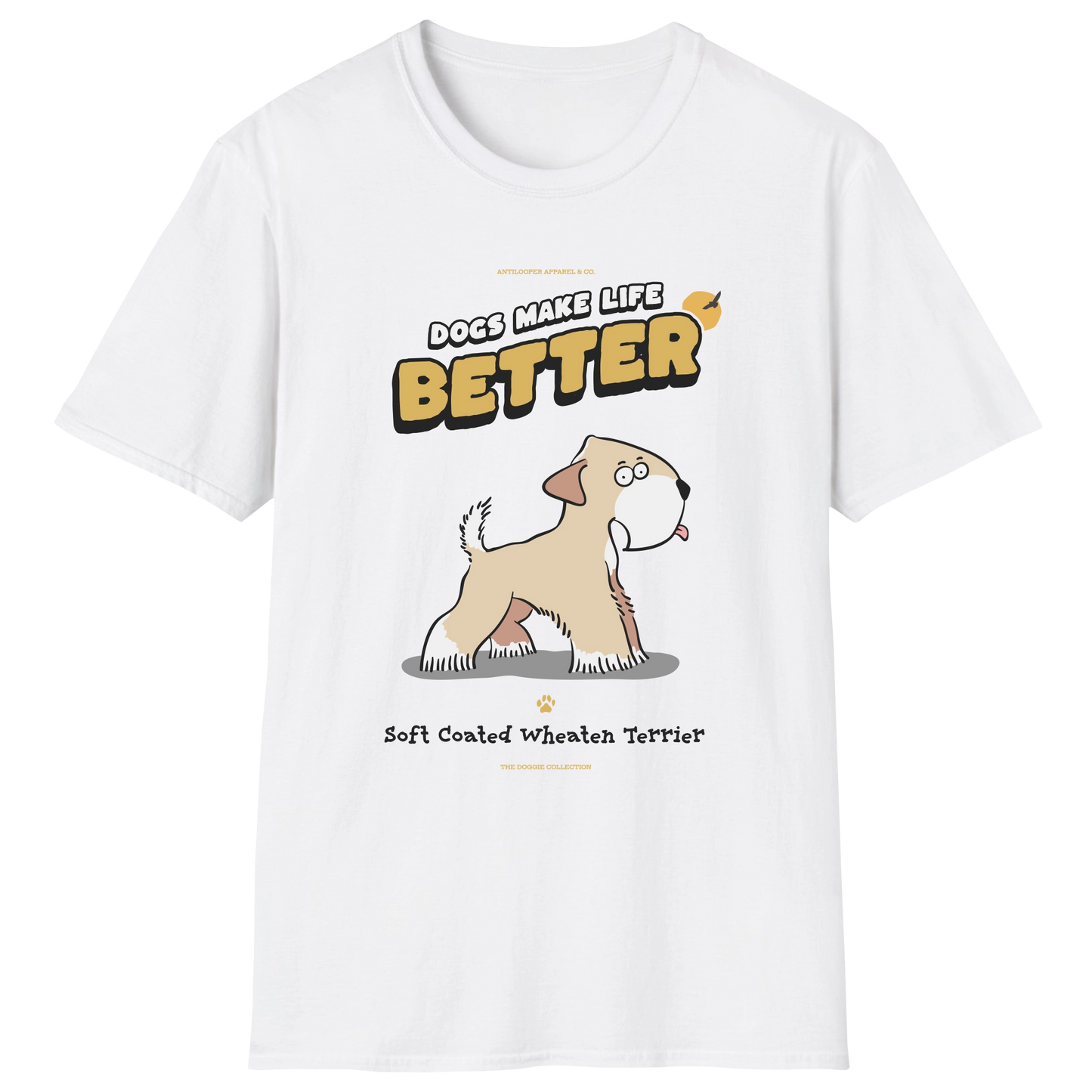 flatlay-doggie-soft_coated_wheaten_terrier-t_shirt-white