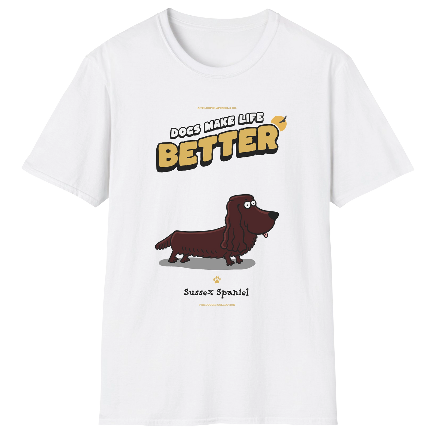 flatlay-doggie-sussex_spaniel-t_shirt-white