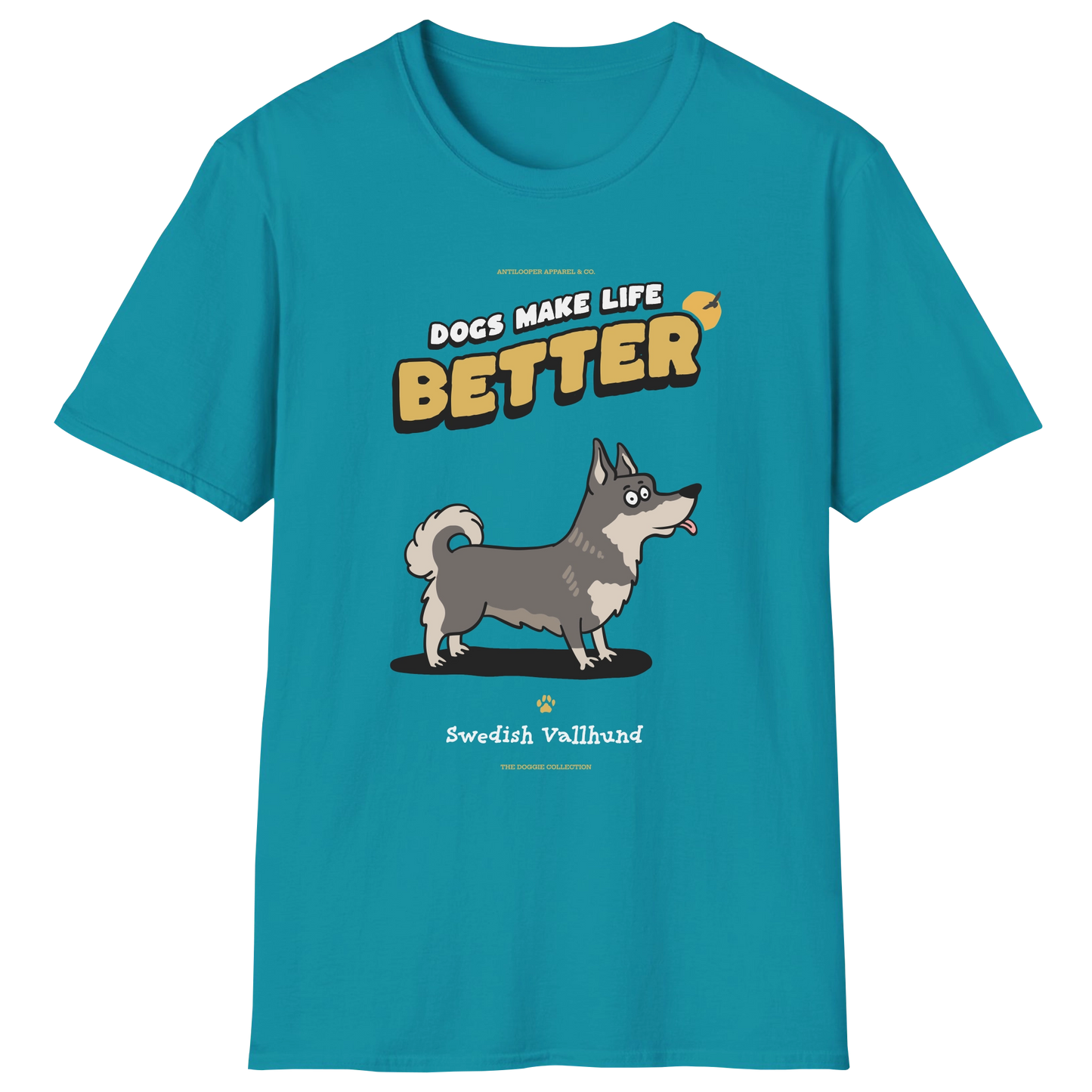 flatlay-doggie-swedish_vallhund-t_shirt-tropical_blue