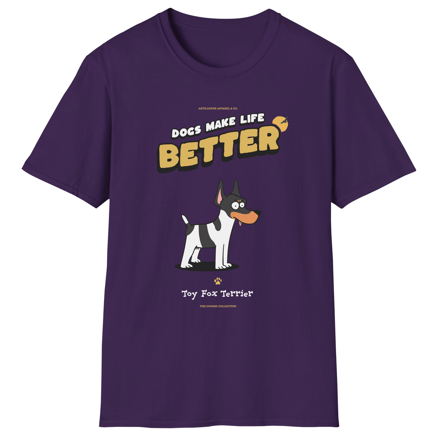 flatlay-doggie-toy_fox_terrier-t_shirt-purple