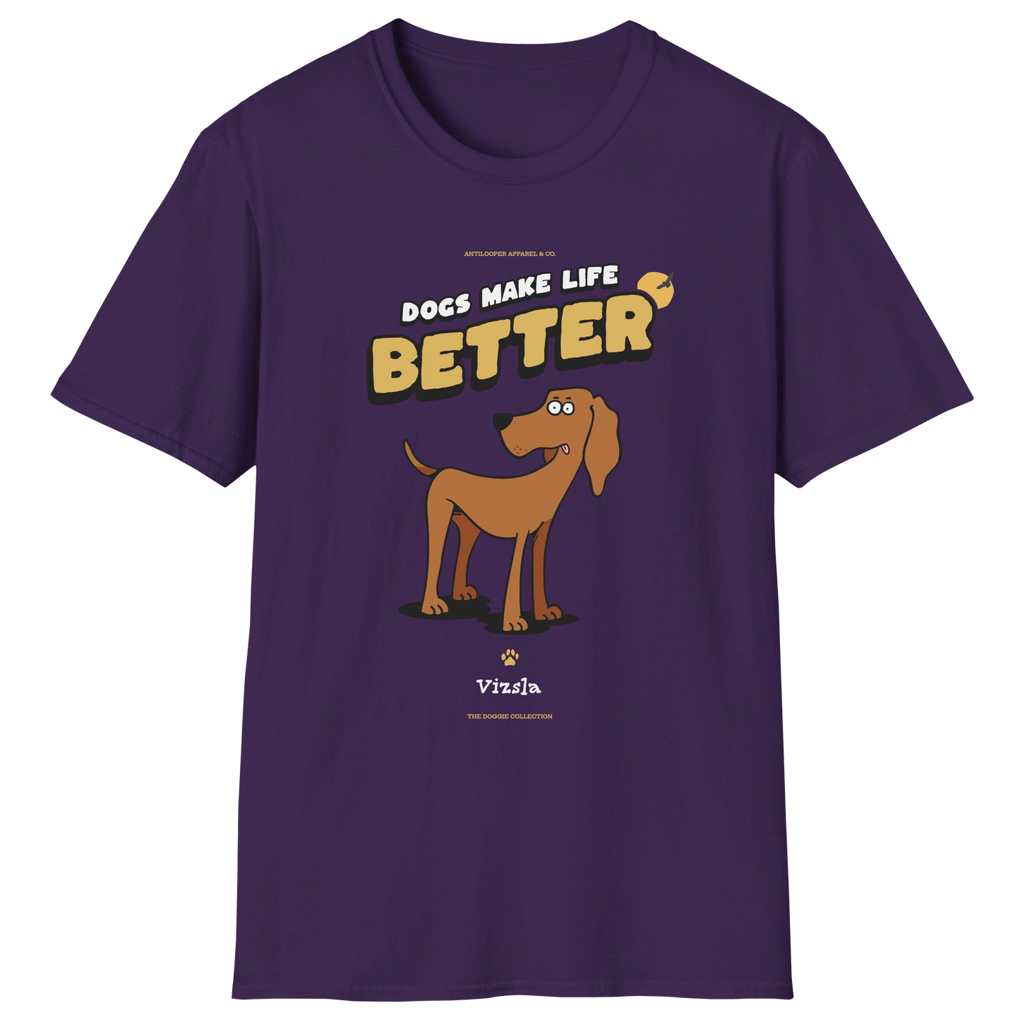 flatlay-doggie-vizsla-t_shirt-purple