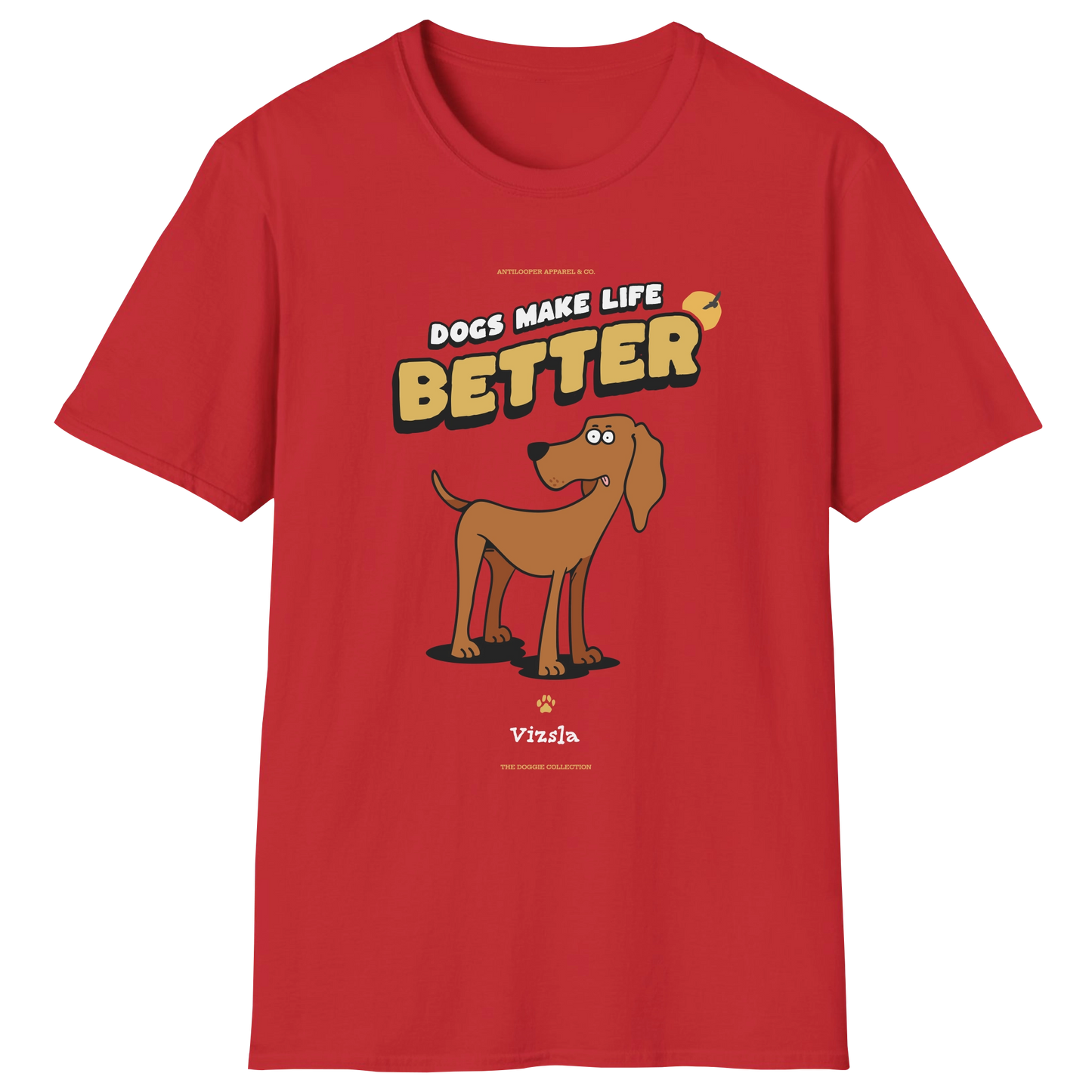 flatlay-doggie-vizsla-t_shirt-red