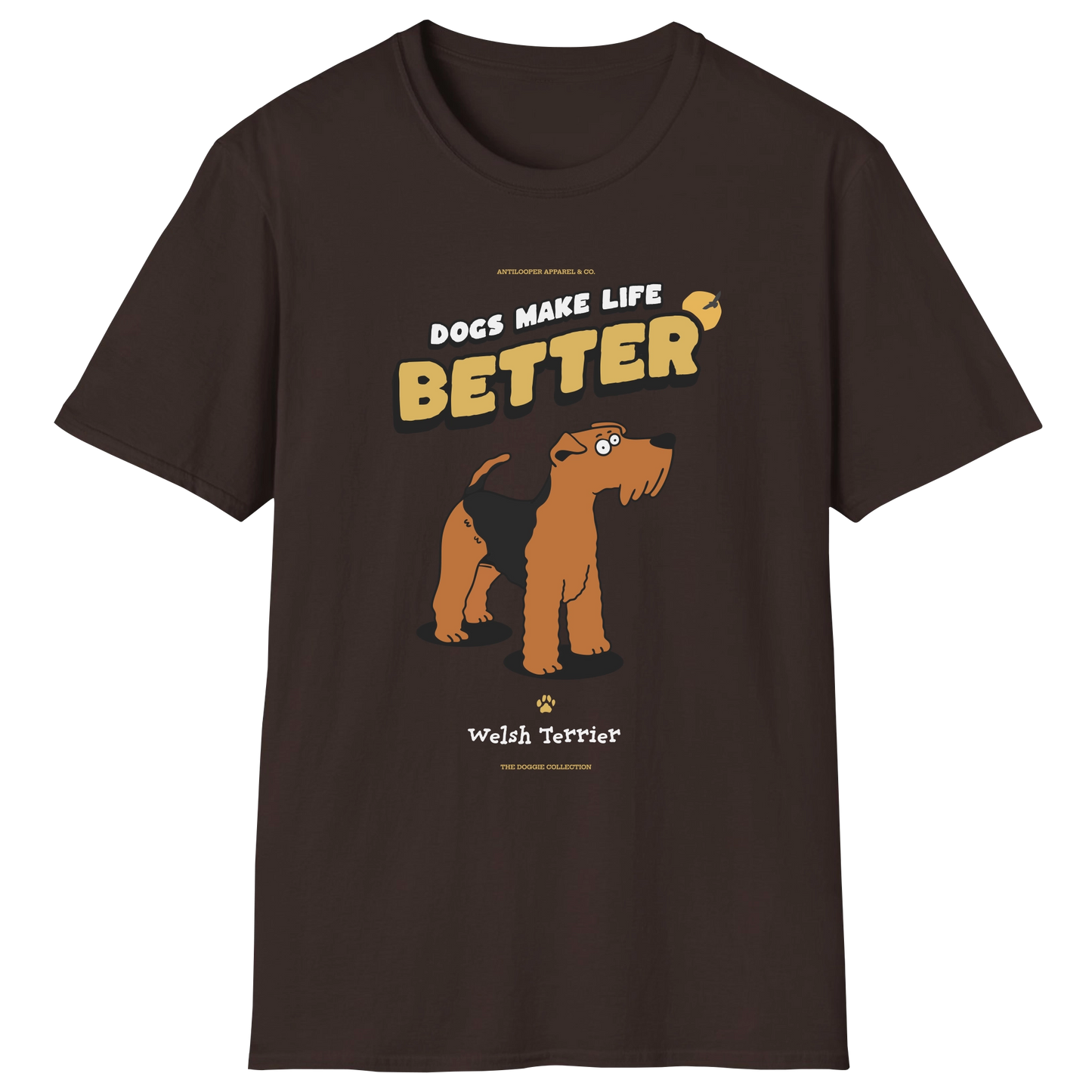 flatlay-doggie-welsh_terrier-t_shirt-dark_chocolate