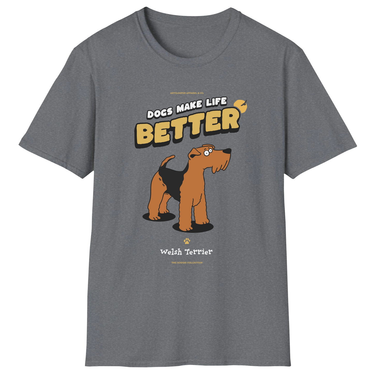 flatlay-doggie-welsh_terrier-t_shirt-graphite_heather