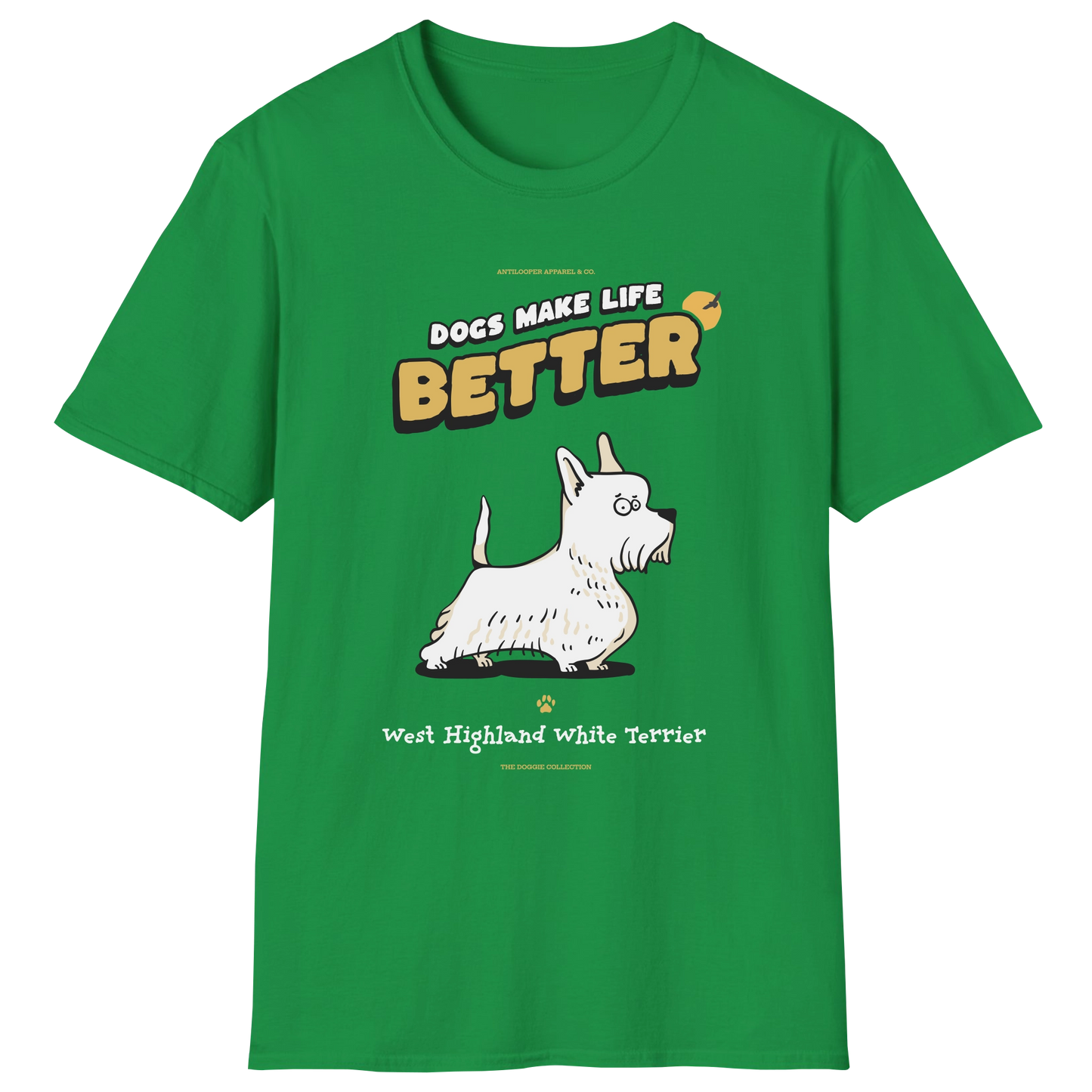 flatlay-doggie-west_highland_white_terrier-t_shirt-irish_green