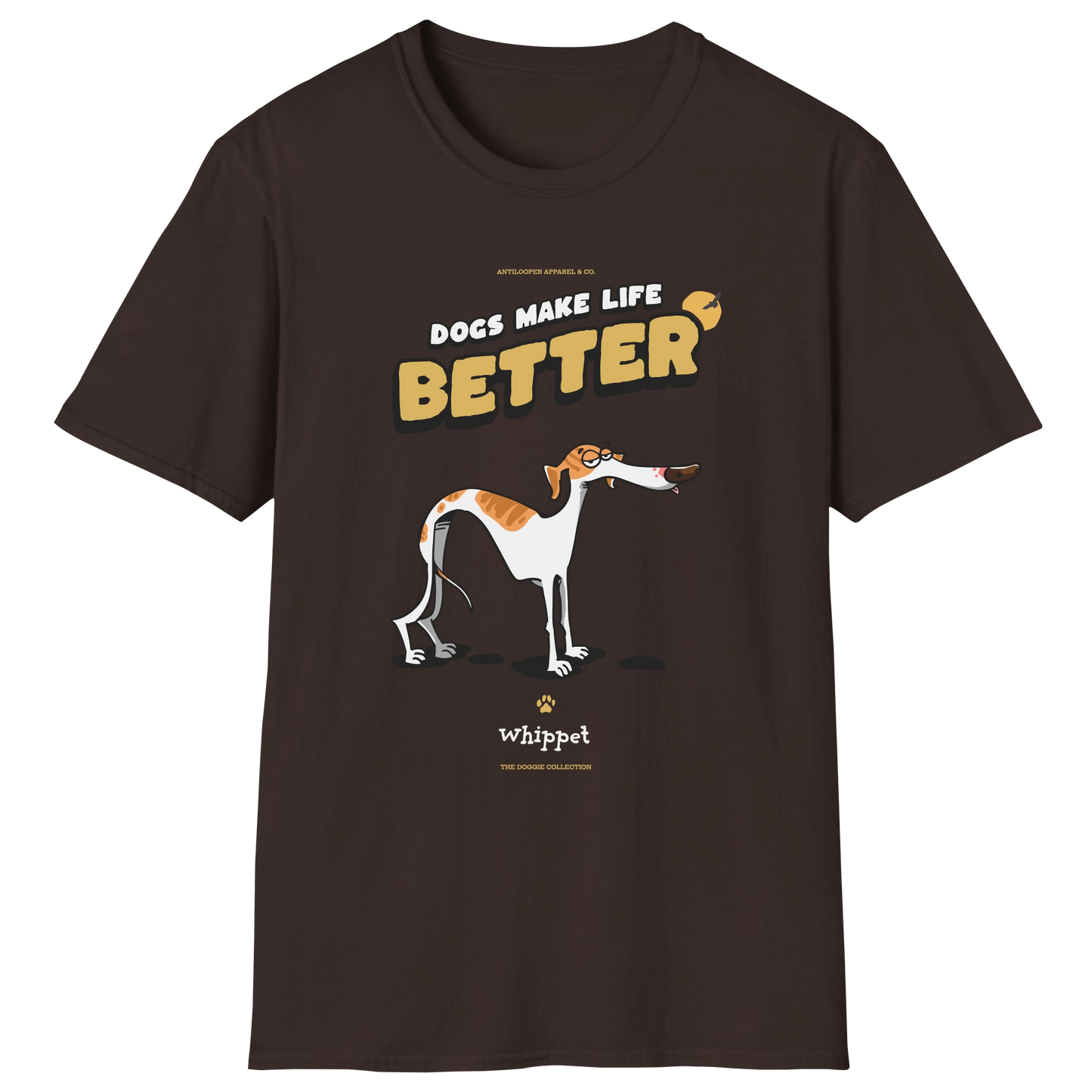 flatlay-doggie-whippet-t_shirt-dark_chocolate