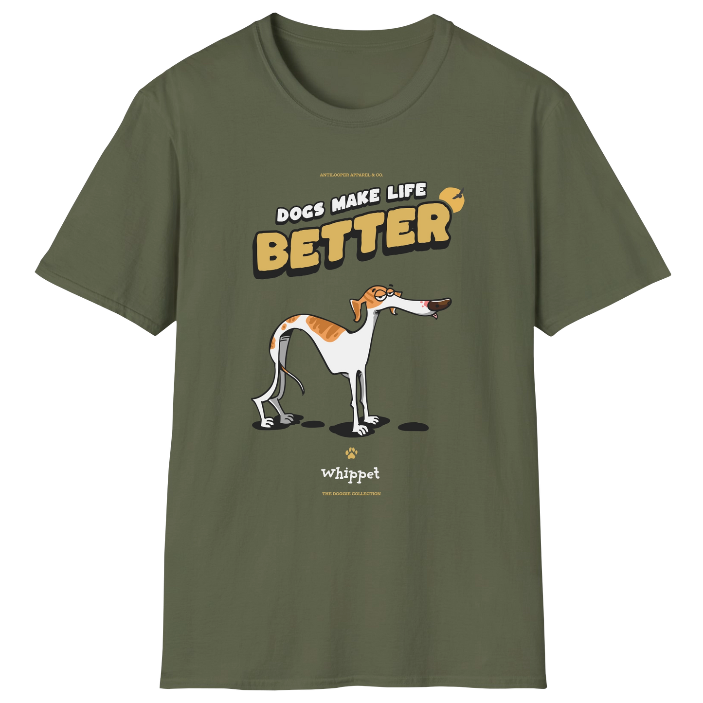 flatlay-doggie-whippet-t_shirt-military_green