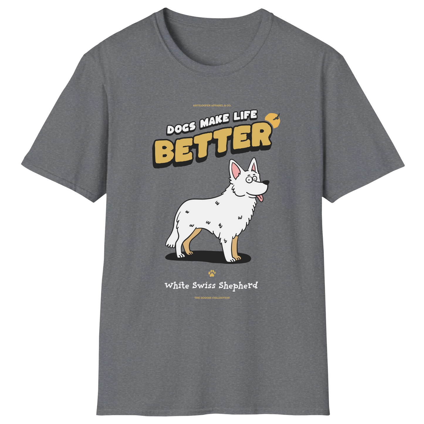 flatlay-doggie-white_swiss_shepherd-t_shirt-graphite_heather