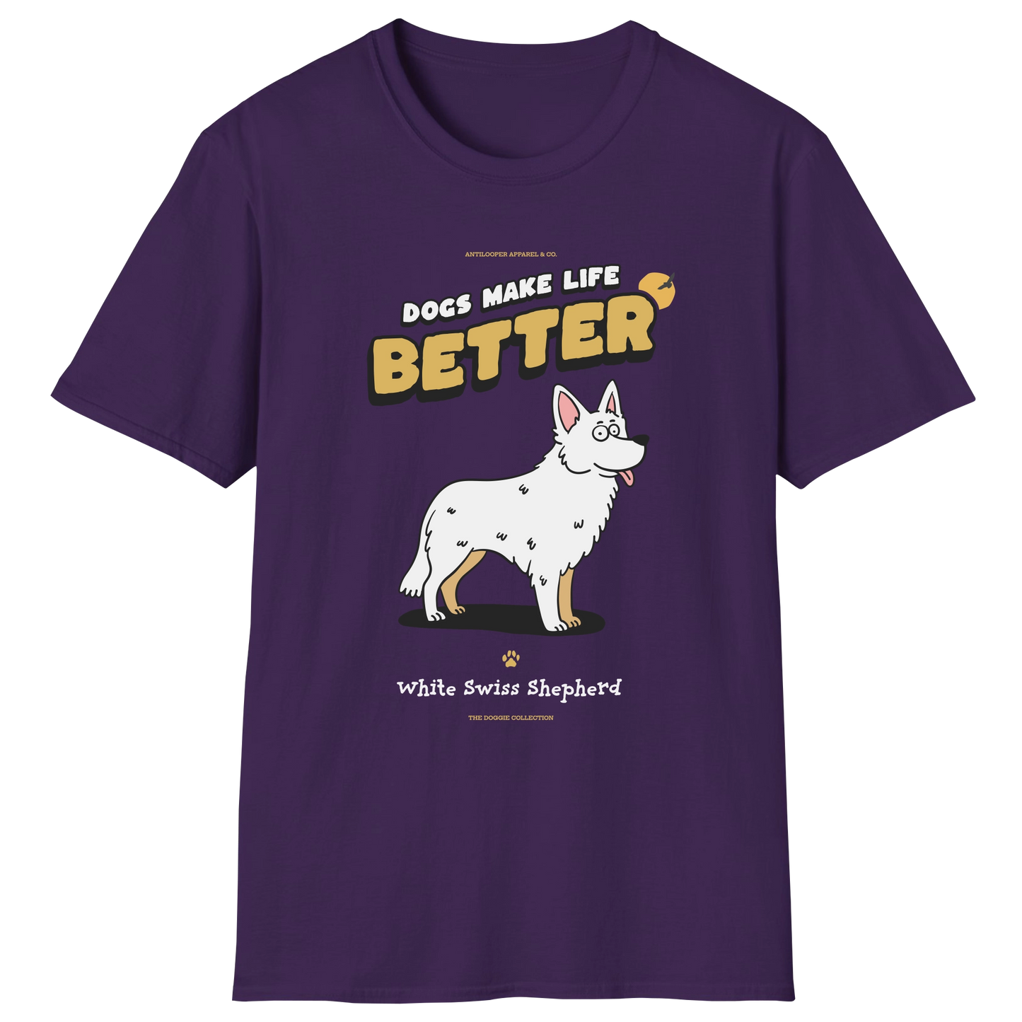flatlay-doggie-white_swiss_shepherd-t_shirt-purple