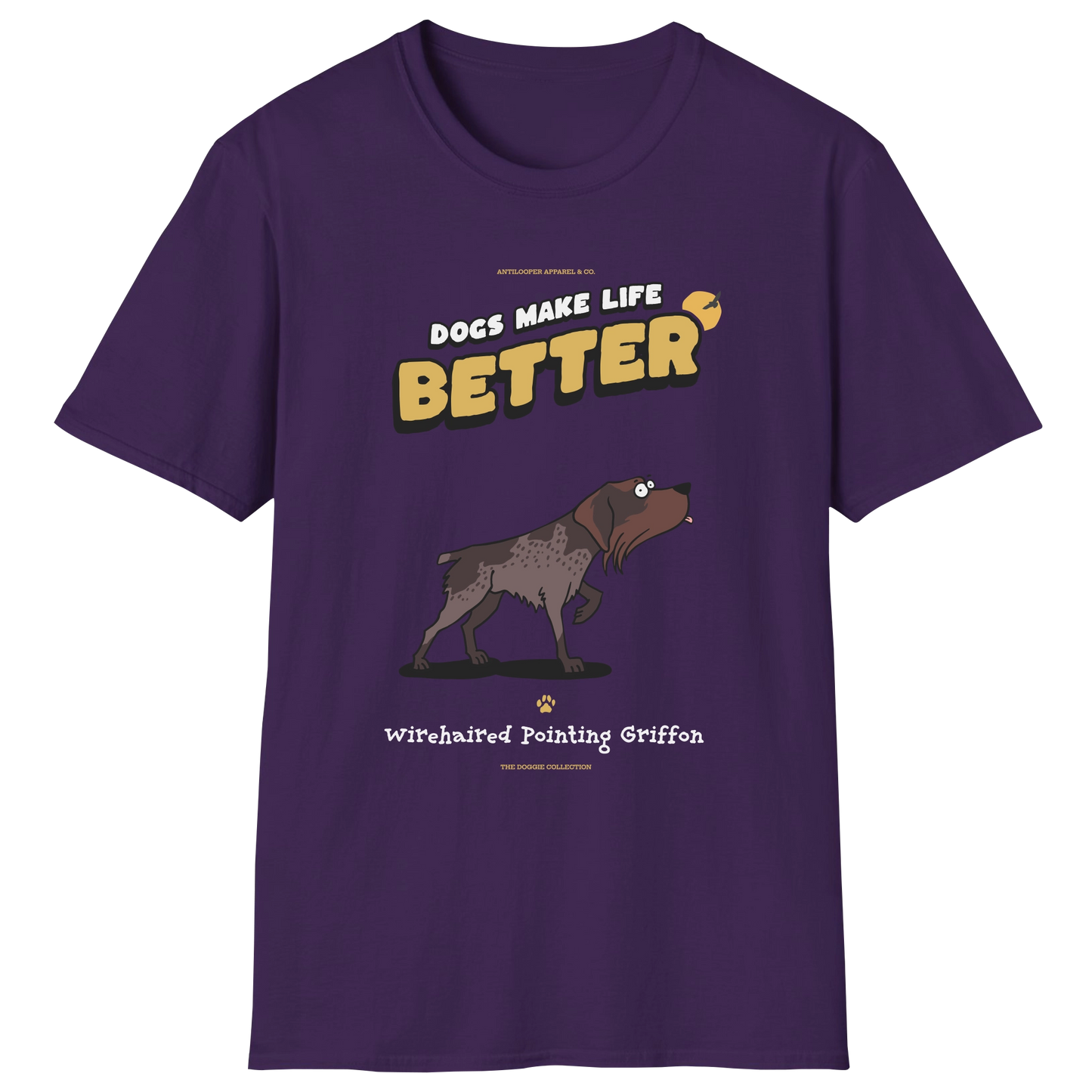 flatlay-doggie-wirehaired_pointing_griffon-t_shirt-purple