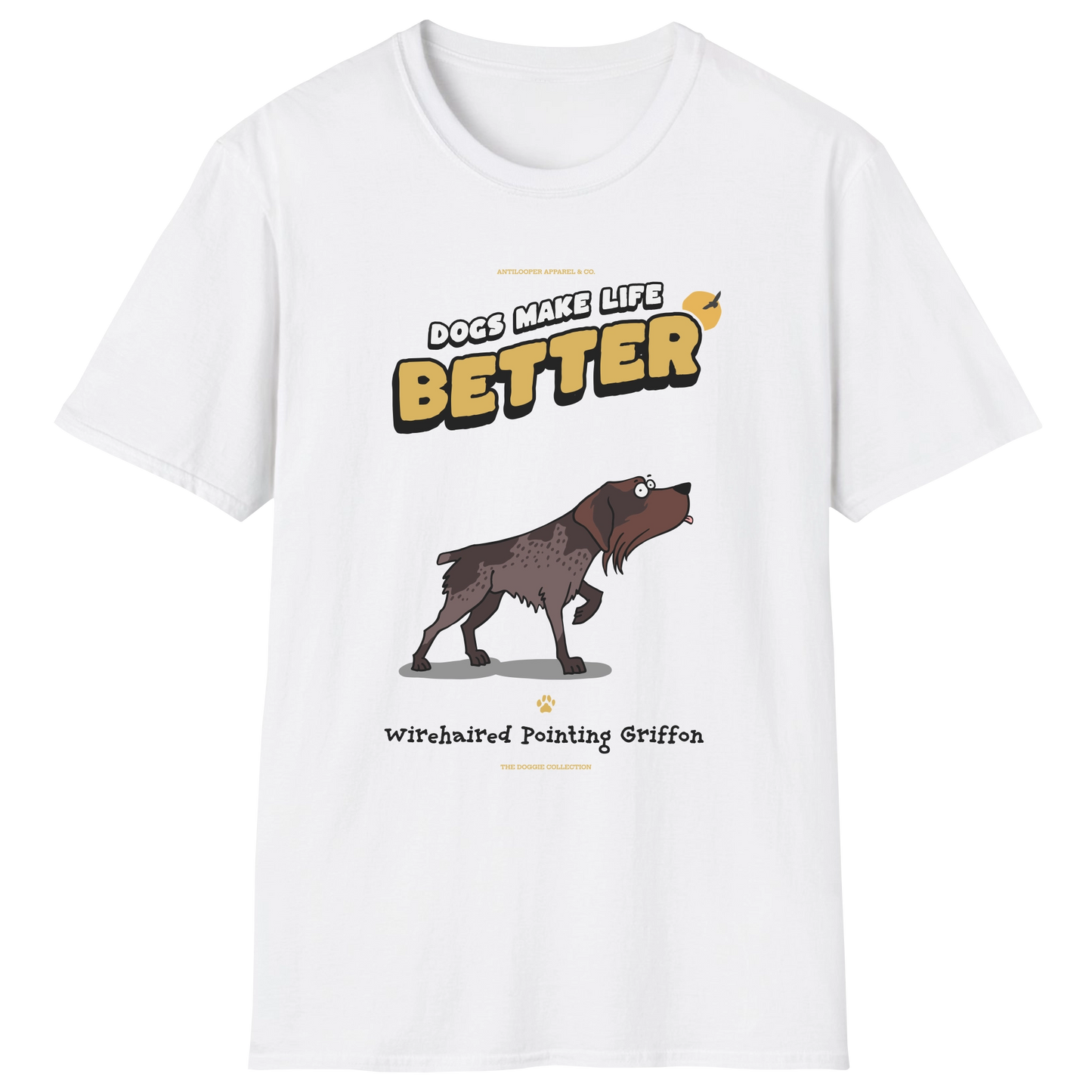 flatlay-doggie-wirehaired_pointing_griffon-t_shirt-white