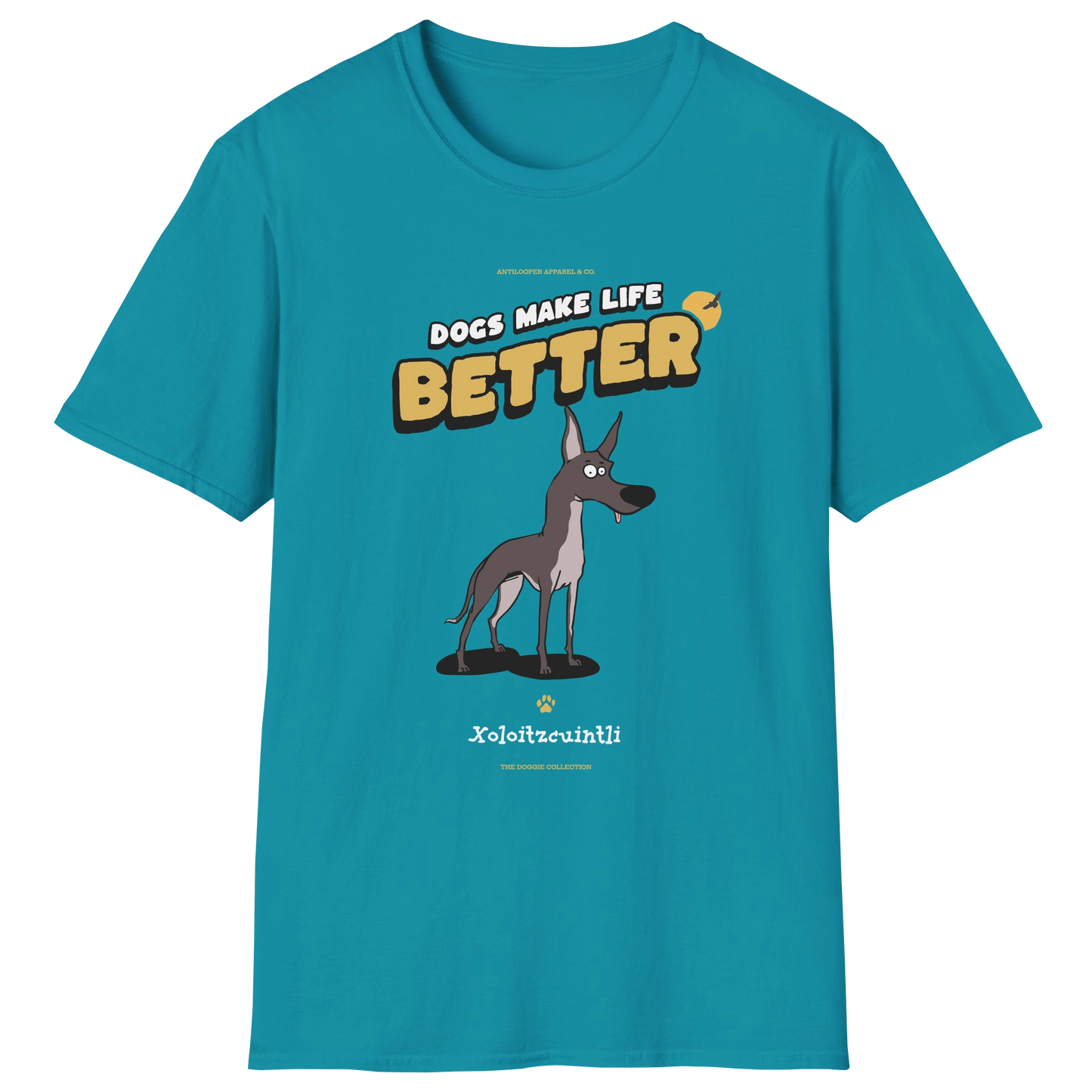 flatlay-doggie-xoloitzcuintli-t_shirt-tropical_blue