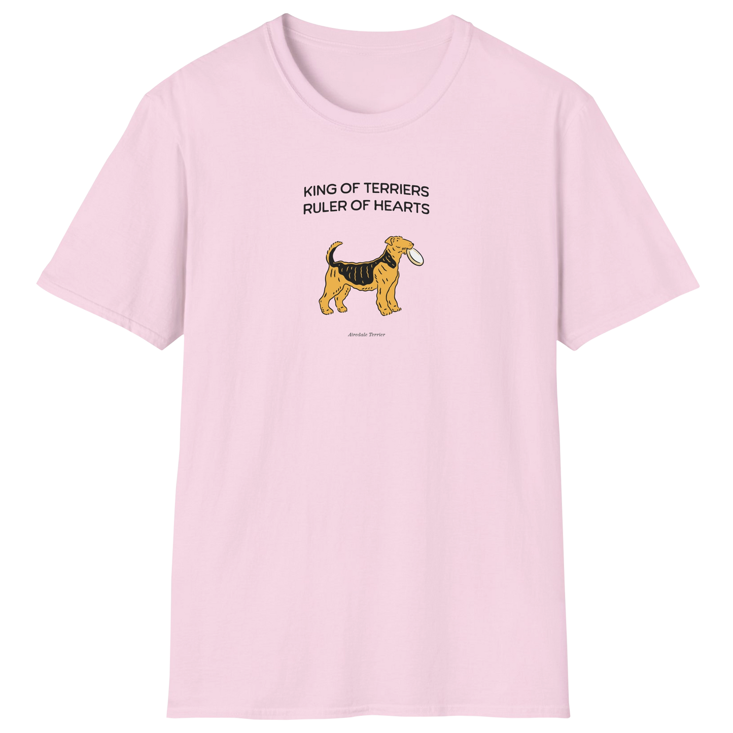 flatlay-fido-airedale_terrier-t_shirt-light_pink