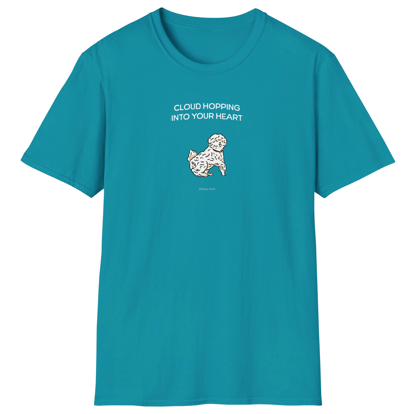 flatlay-fido-bichon_frise-t_shirt-tropical_blue