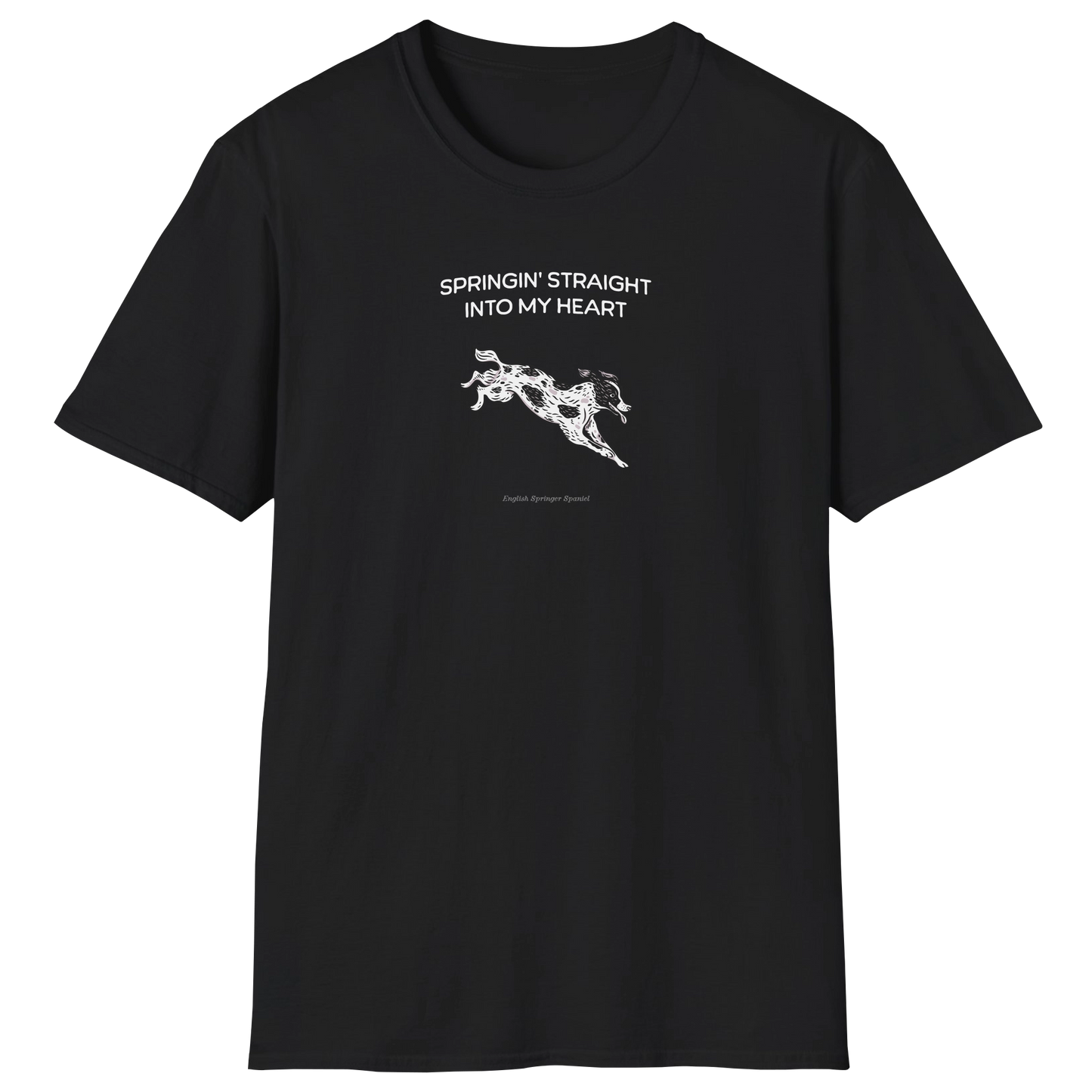 flatlay-fido-english_springer_spaniel-t_shirt-black