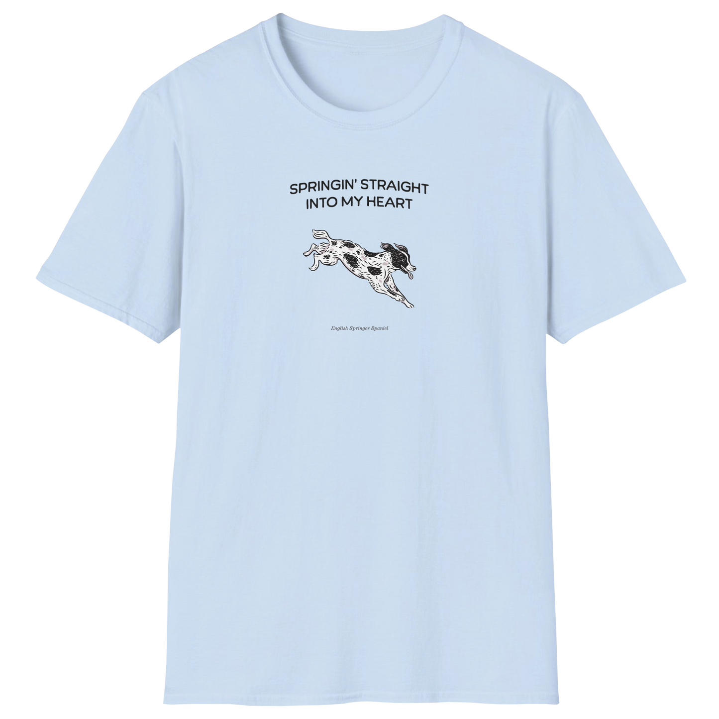 flatlay-fido-english_springer_spaniel-t_shirt-light_blue