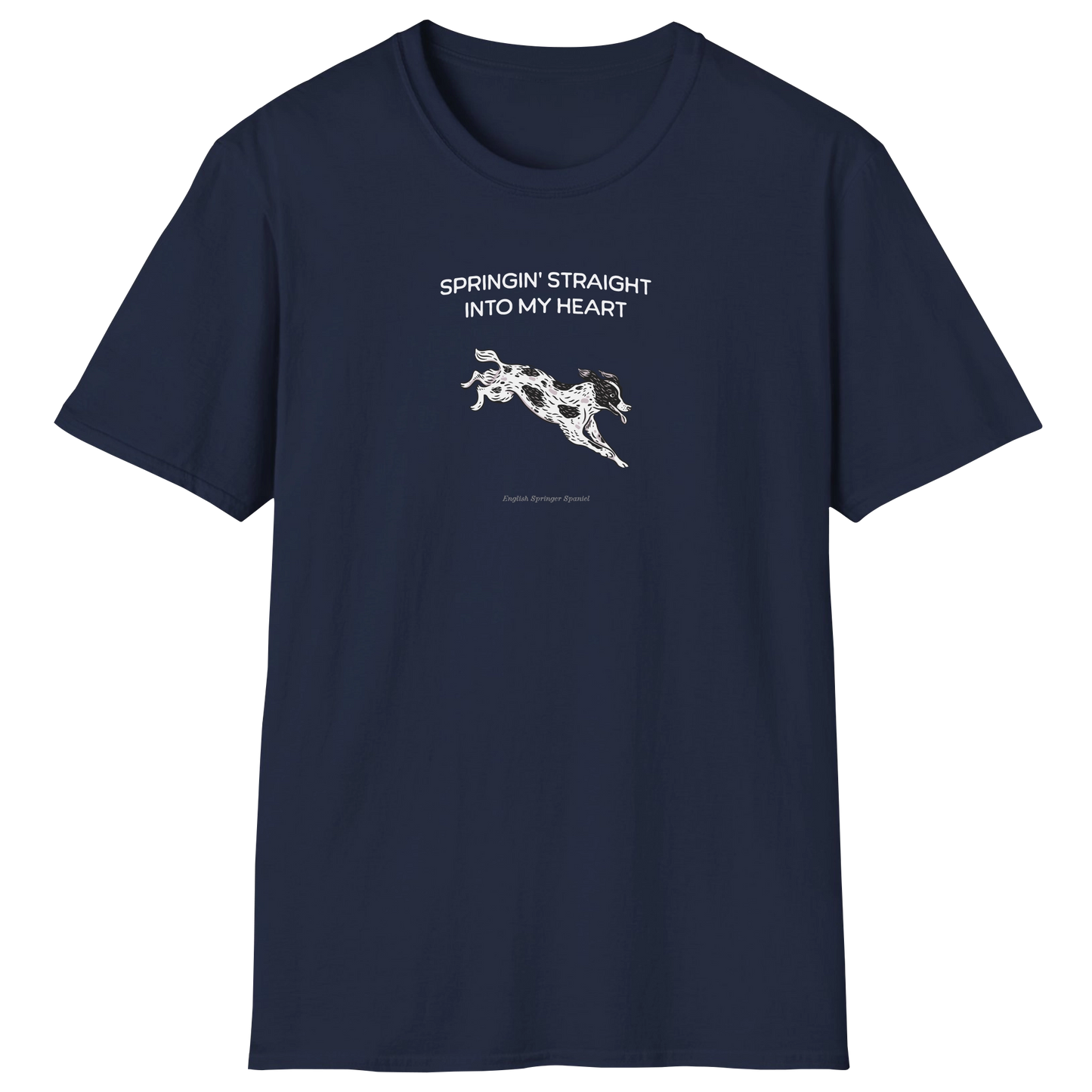flatlay-fido-english_springer_spaniel-t_shirt-navy