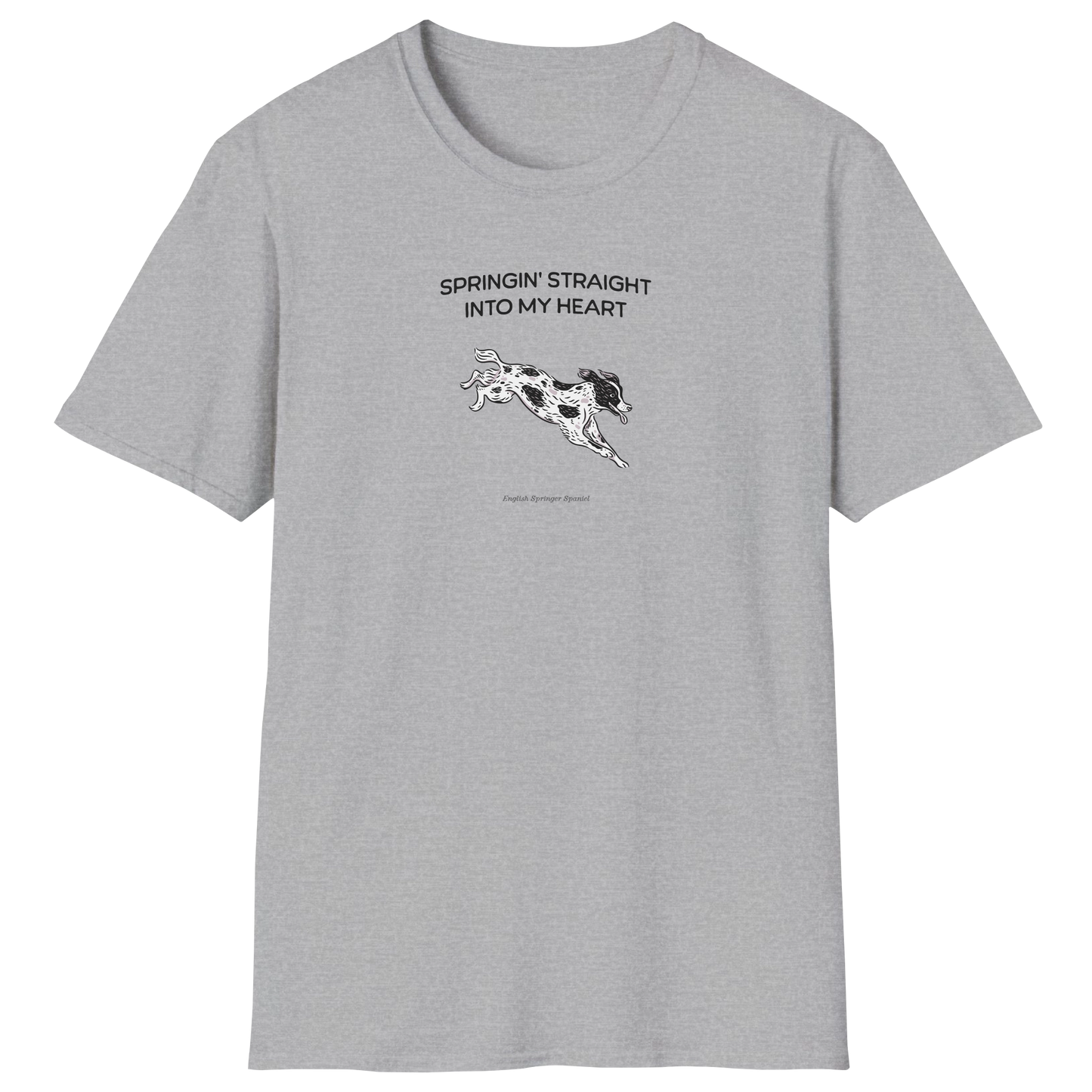flatlay-fido-english_springer_spaniel-t_shirt-sport_grey