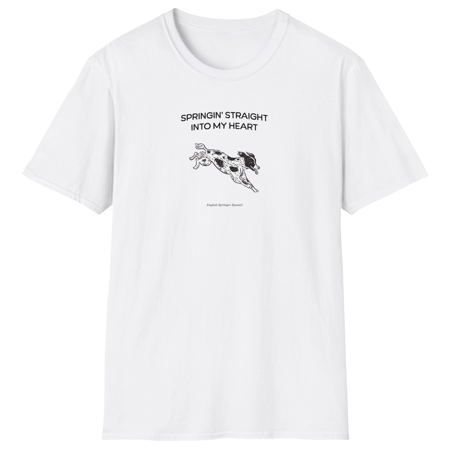 flatlay-fido-english_springer_spaniel-t_shirt-white