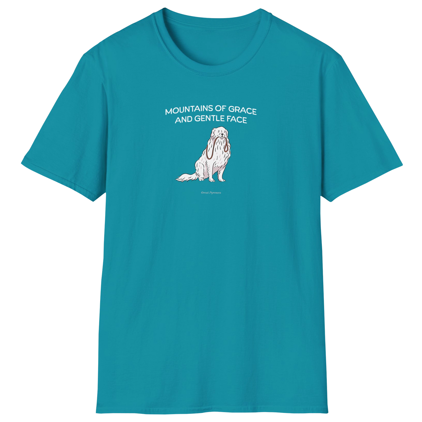 flatlay-fido-great_pyrenees-t_shirt-tropical_blue