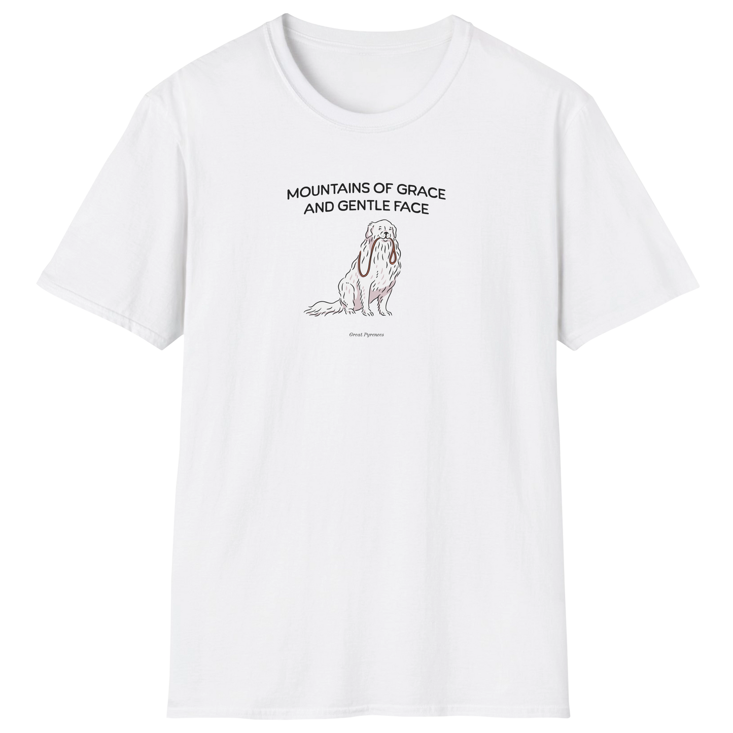 flatlay-fido-great_pyrenees-t_shirt-white