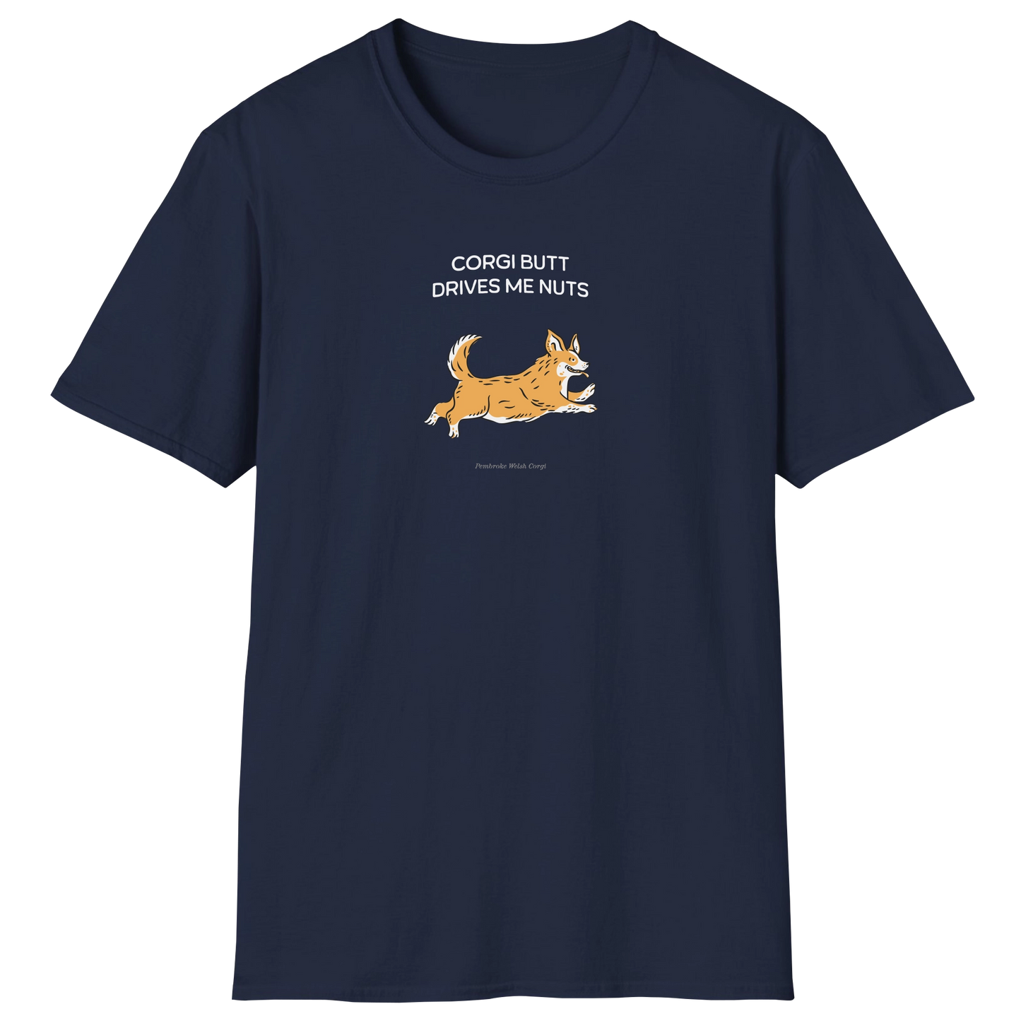 flatlay-fido-pembroke_welsh_corgi-t_shirt-navy