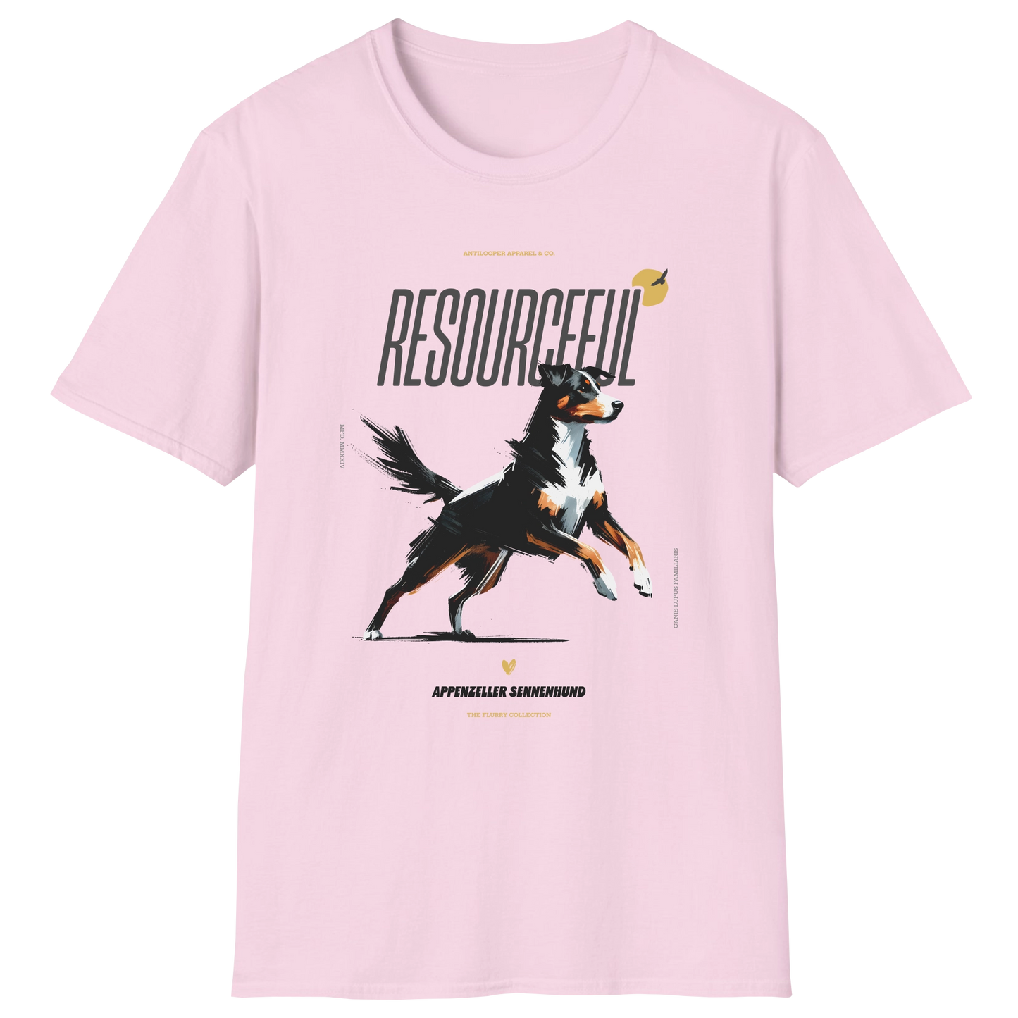 flatlay-flurry-appenzeller_sennenhund-t_shirt-light_pink