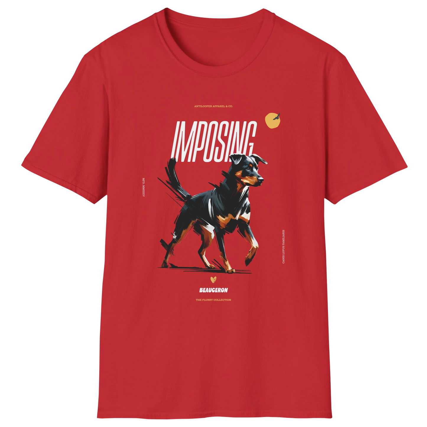 flatlay-flurry-beauceron-t_shirt-red