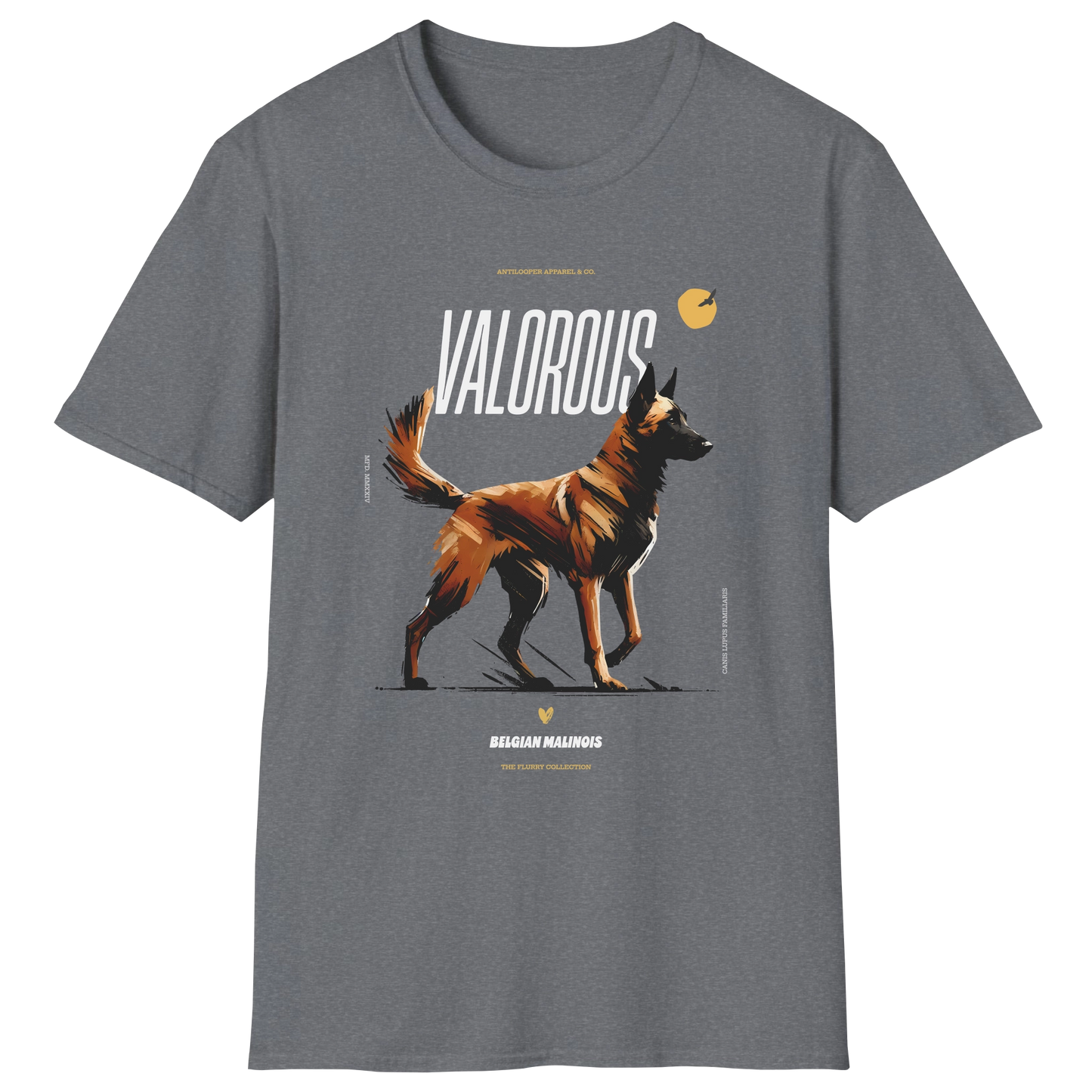 flatlay-flurry-belgian_malinois-t_shirt-graphite_heather