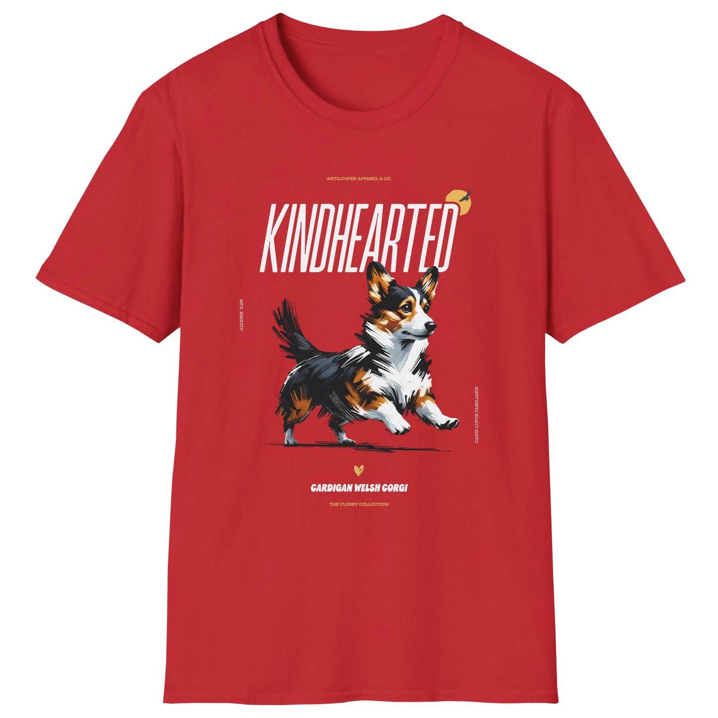 flatlay-flurry-cardigan_welsh_corgi-t_shirt-red