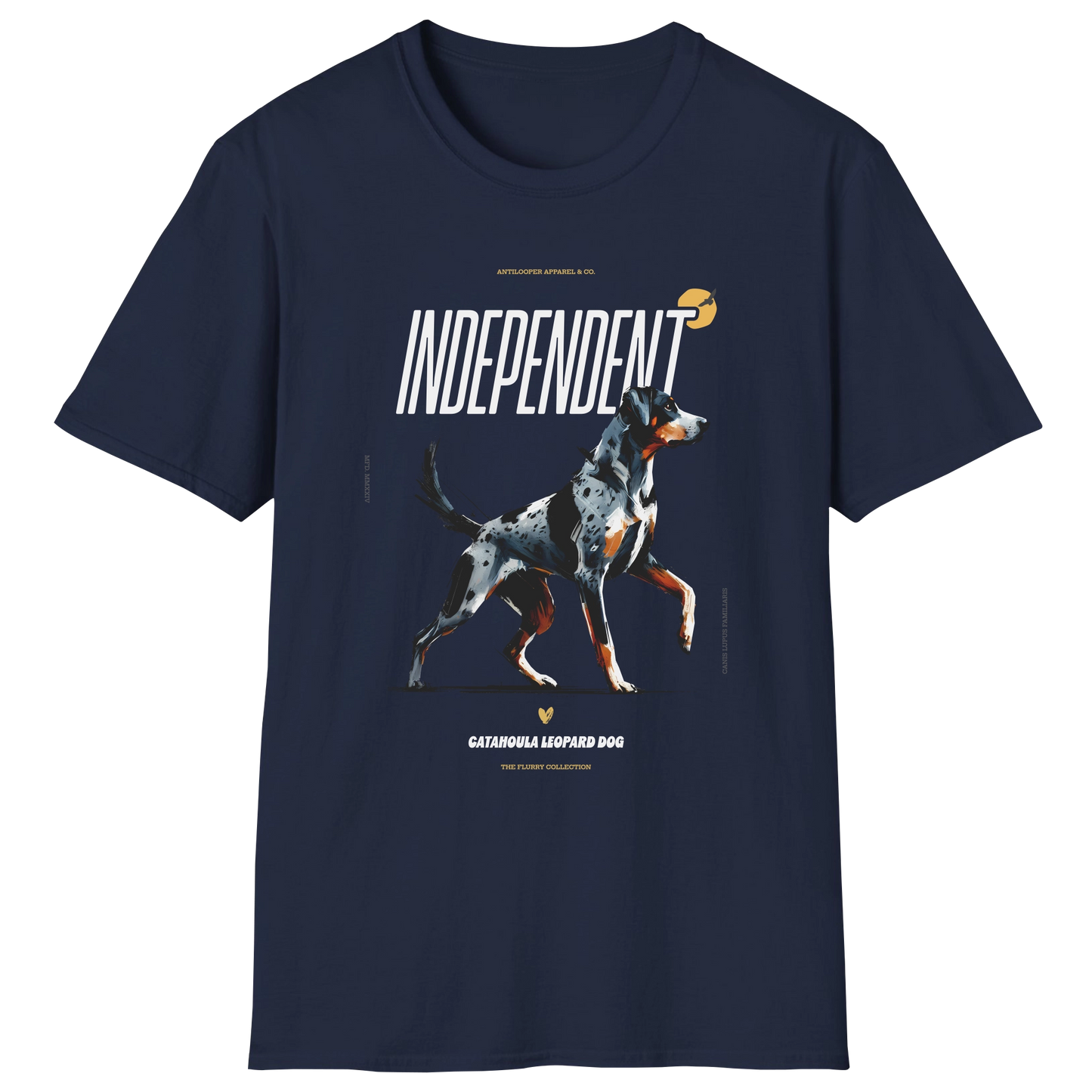 flatlay-flurry-catahoula_leopard_dog-t_shirt-navy