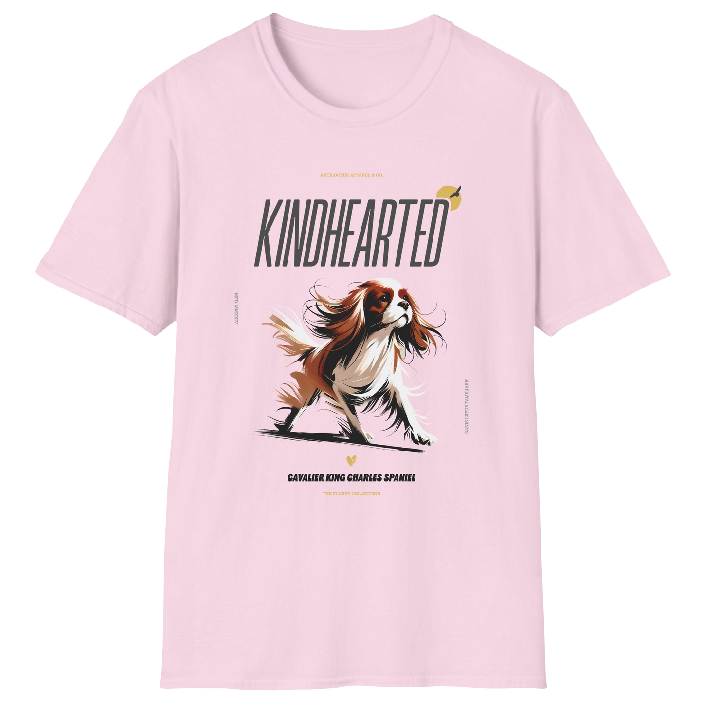 flatlay-flurry-cavalier_king_charles_spaniel-t_shirt-light_pink