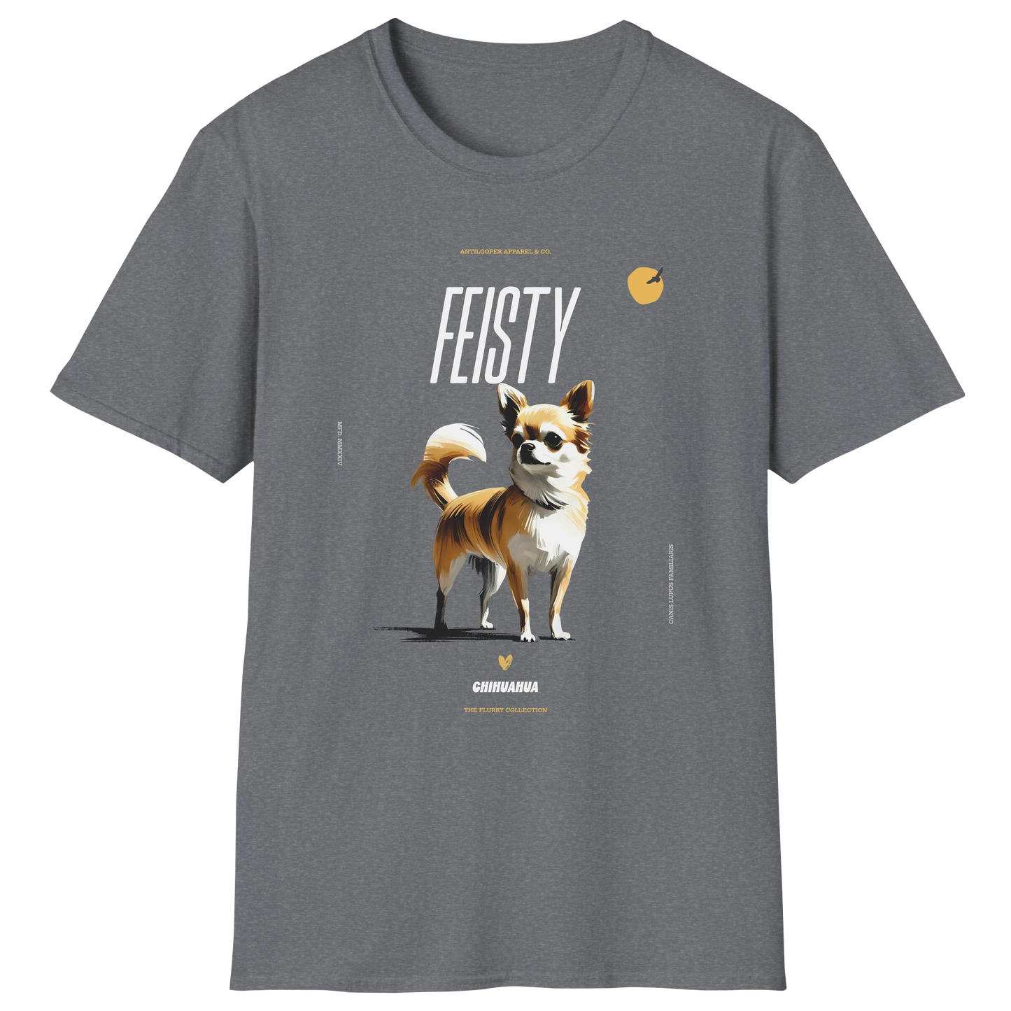 flatlay-flurry-chihuahua+apple_head-t_shirt-graphite_heather
