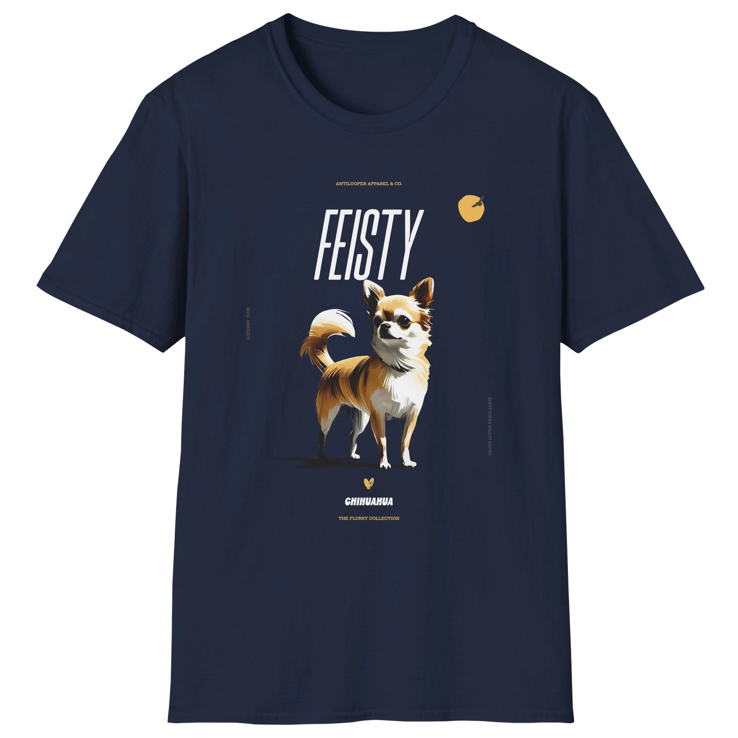 flatlay-flurry-chihuahua+apple_head-t_shirt-navy