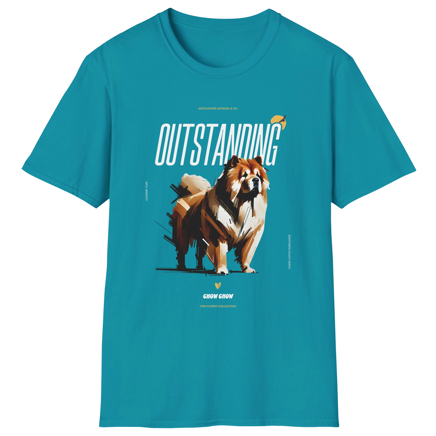 flatlay-flurry-chow_chow-t_shirt-tropical_blue