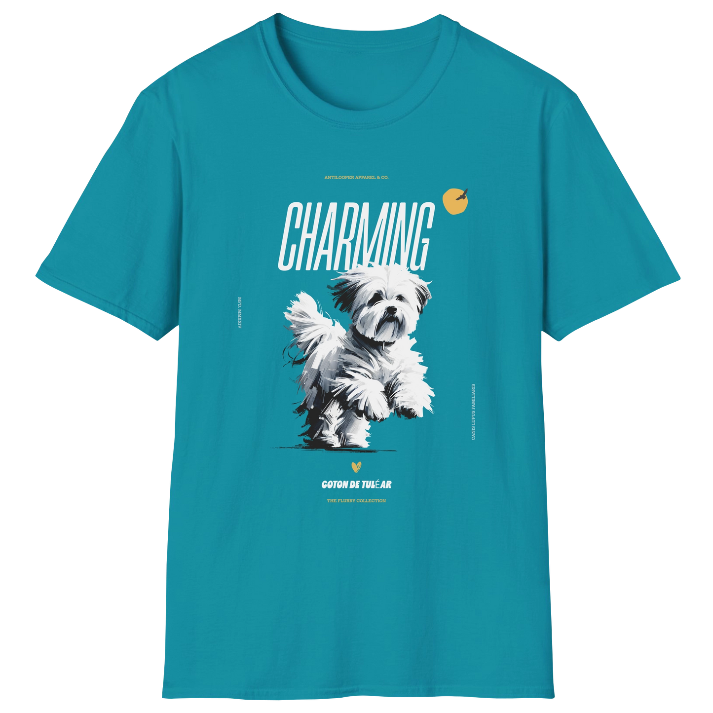 flatlay-flurry-coton_de_tulear-t_shirt-tropical_blue
