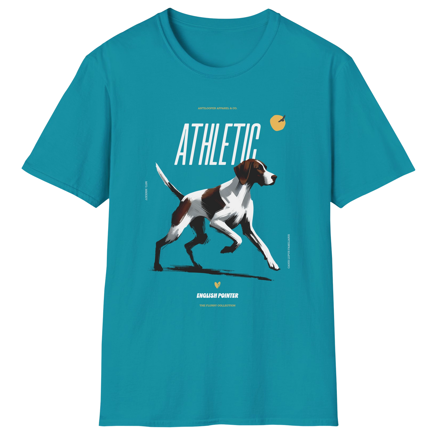 flatlay-flurry-english_pointer-t_shirt-tropical_blue