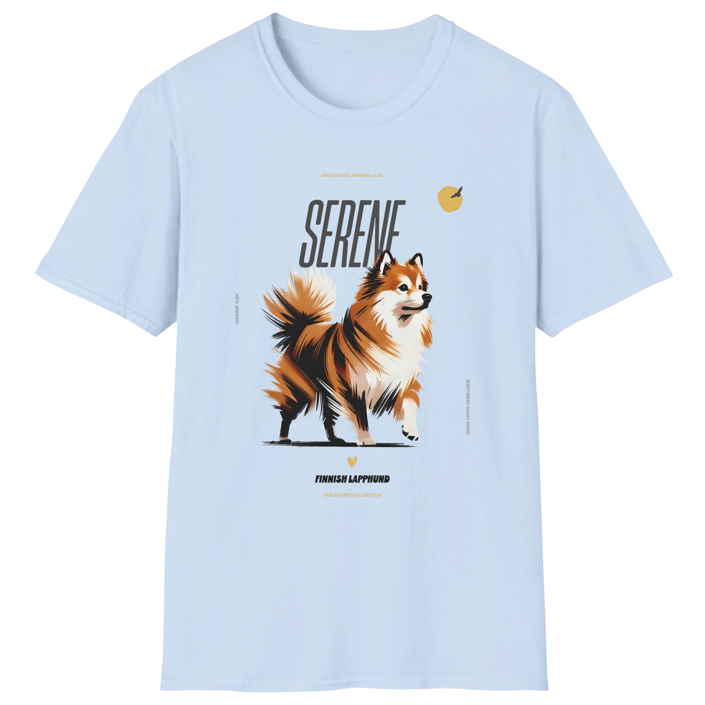 flatlay-flurry-finnish_lapphund-t_shirt-light_blue