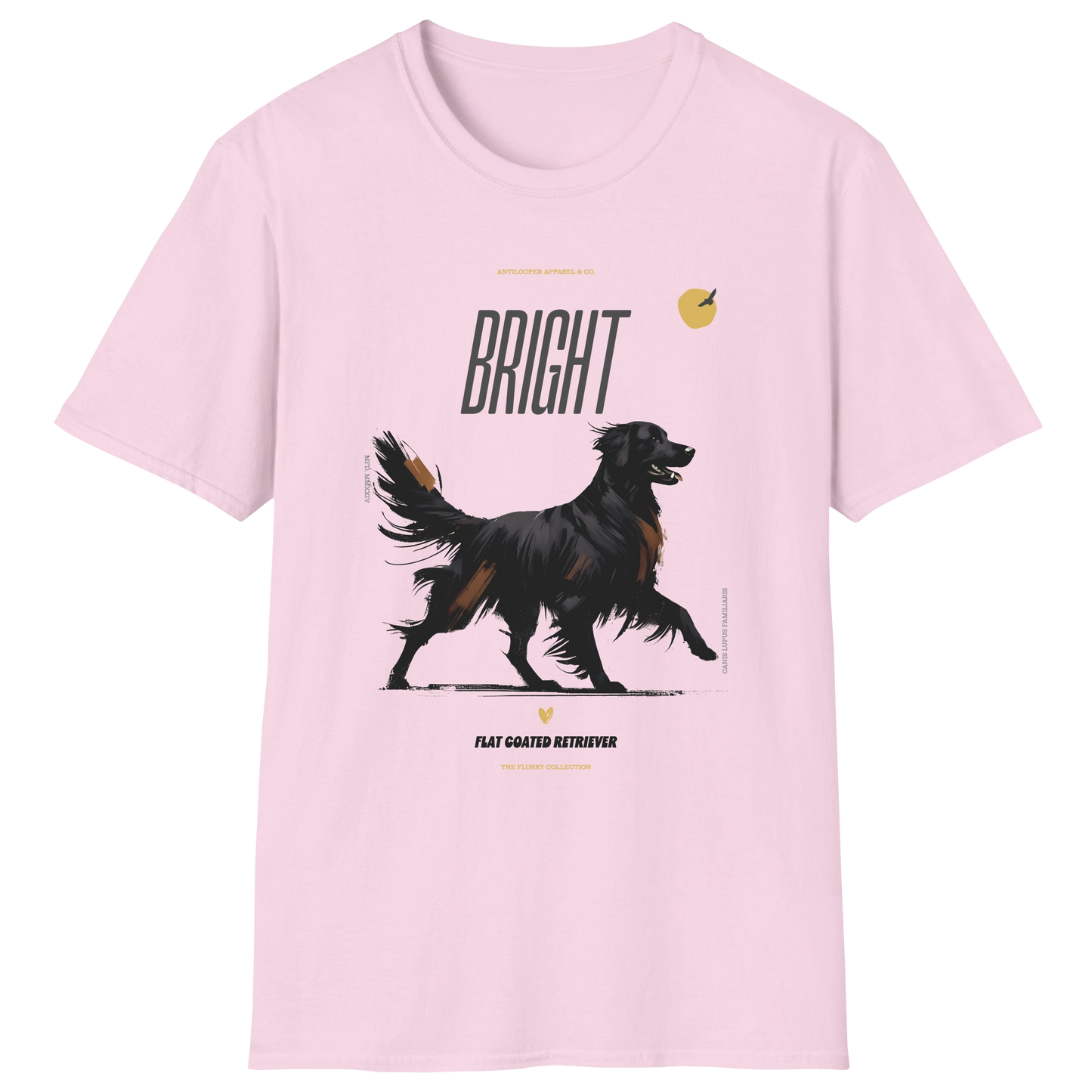 flatlay-flurry-flat_coated_retriever-t_shirt-light_pink