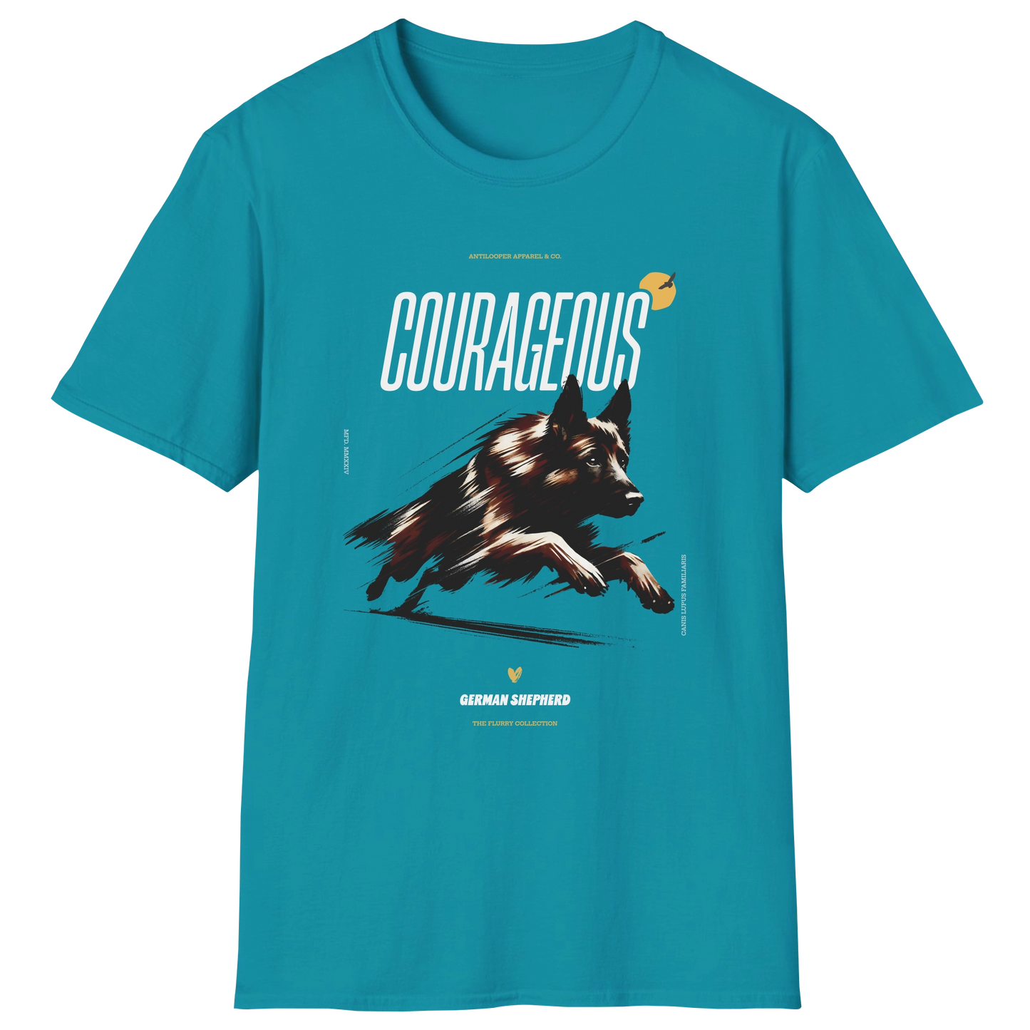 flatlay-flurry-german_shepherd-t_shirt-tropical_blue