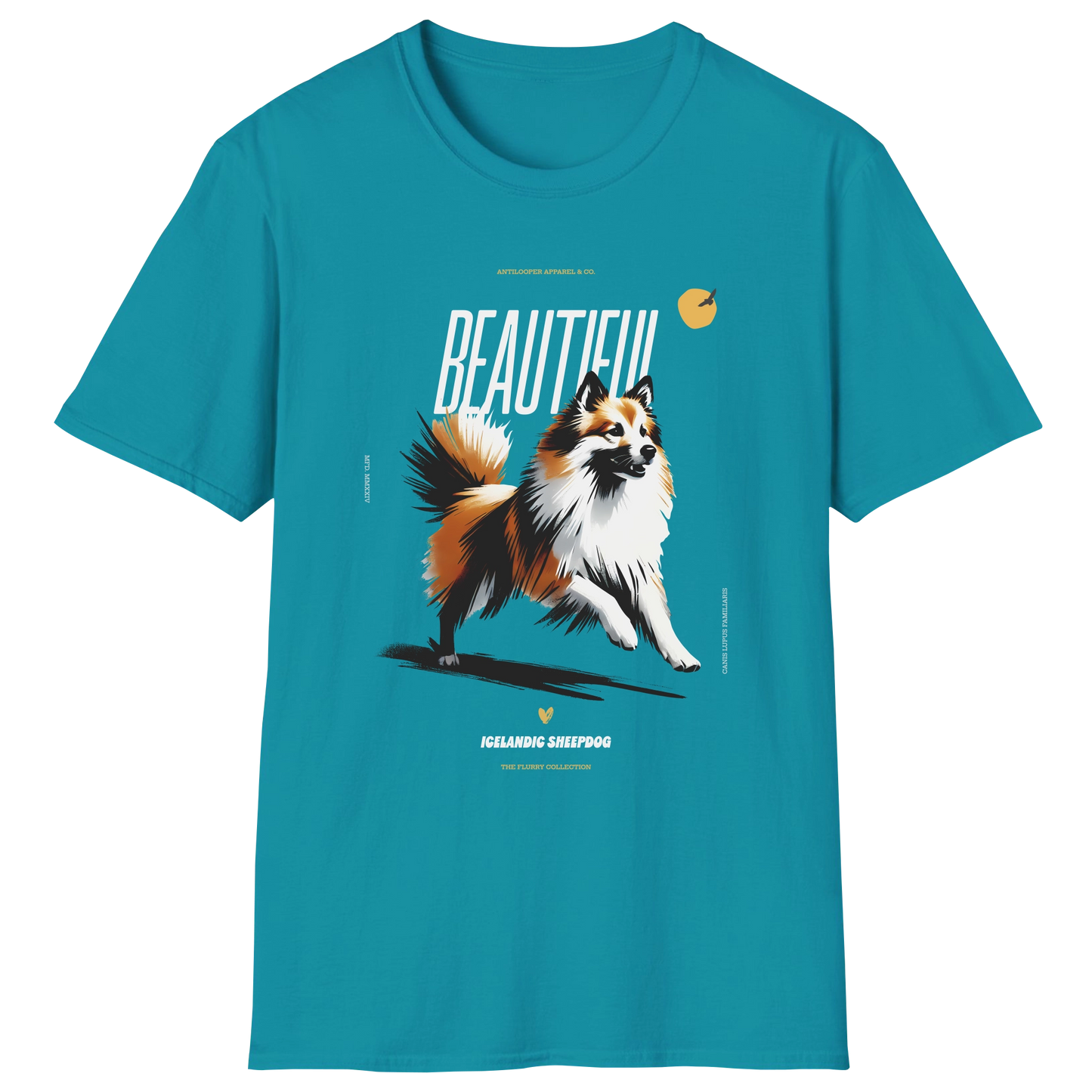 flatlay-flurry-icelandic_sheepdog-t_shirt-tropical_blue